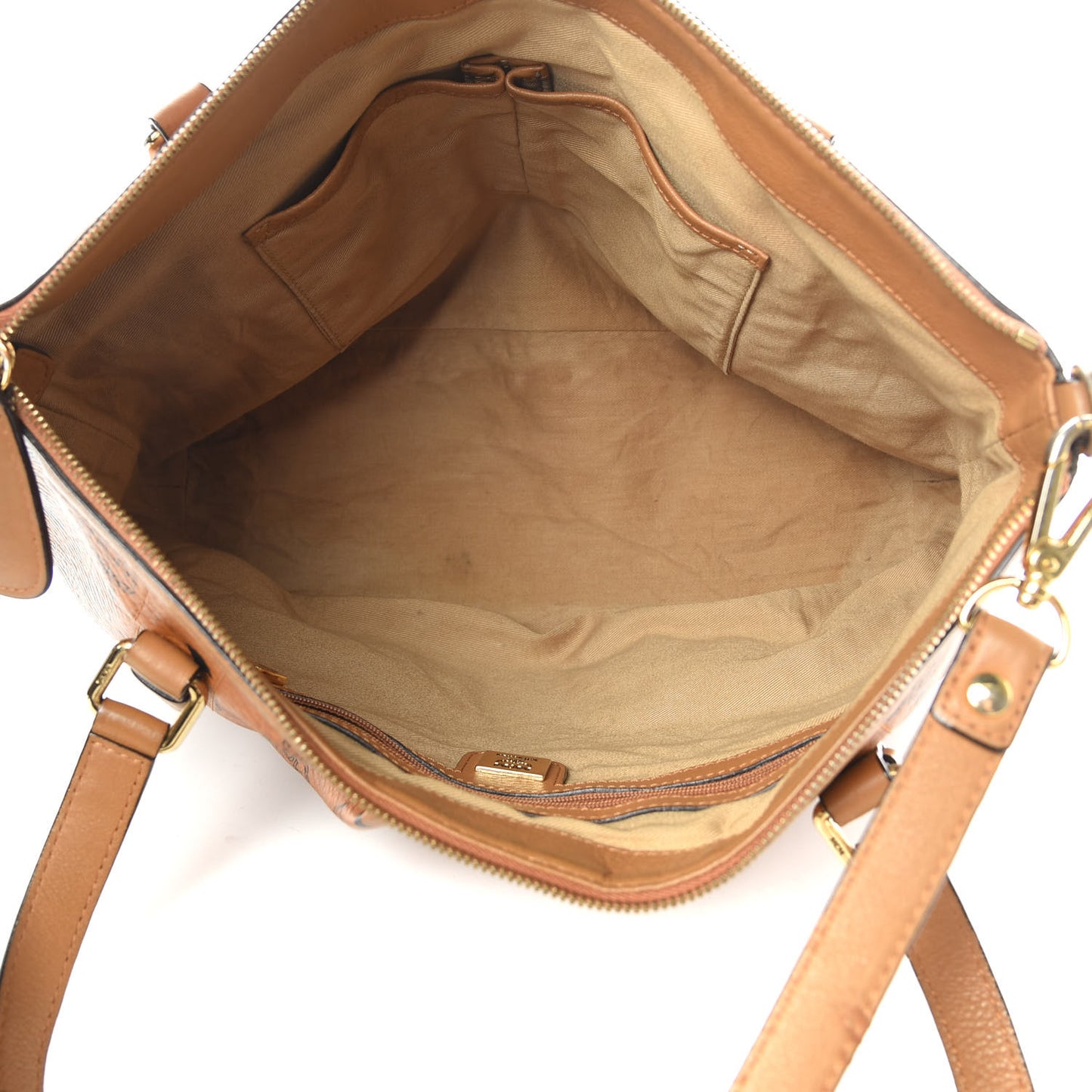 Visetos Medium Essentials Shopper Tote Cognac