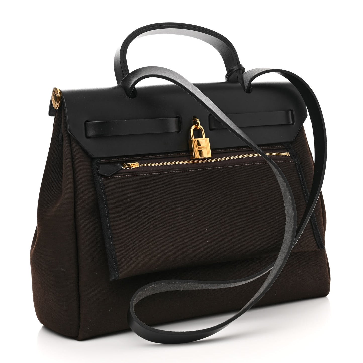 Military Toile Vache Hunter Herbag Zip Retourne 31 PM Black Ebene