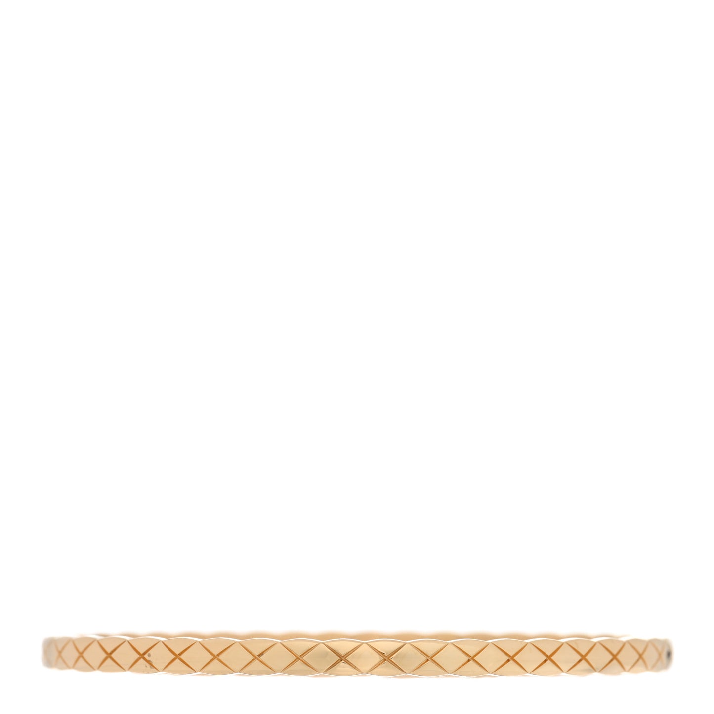 18K Yellow Gold Mini Coco Crush Bangle Bracelet L