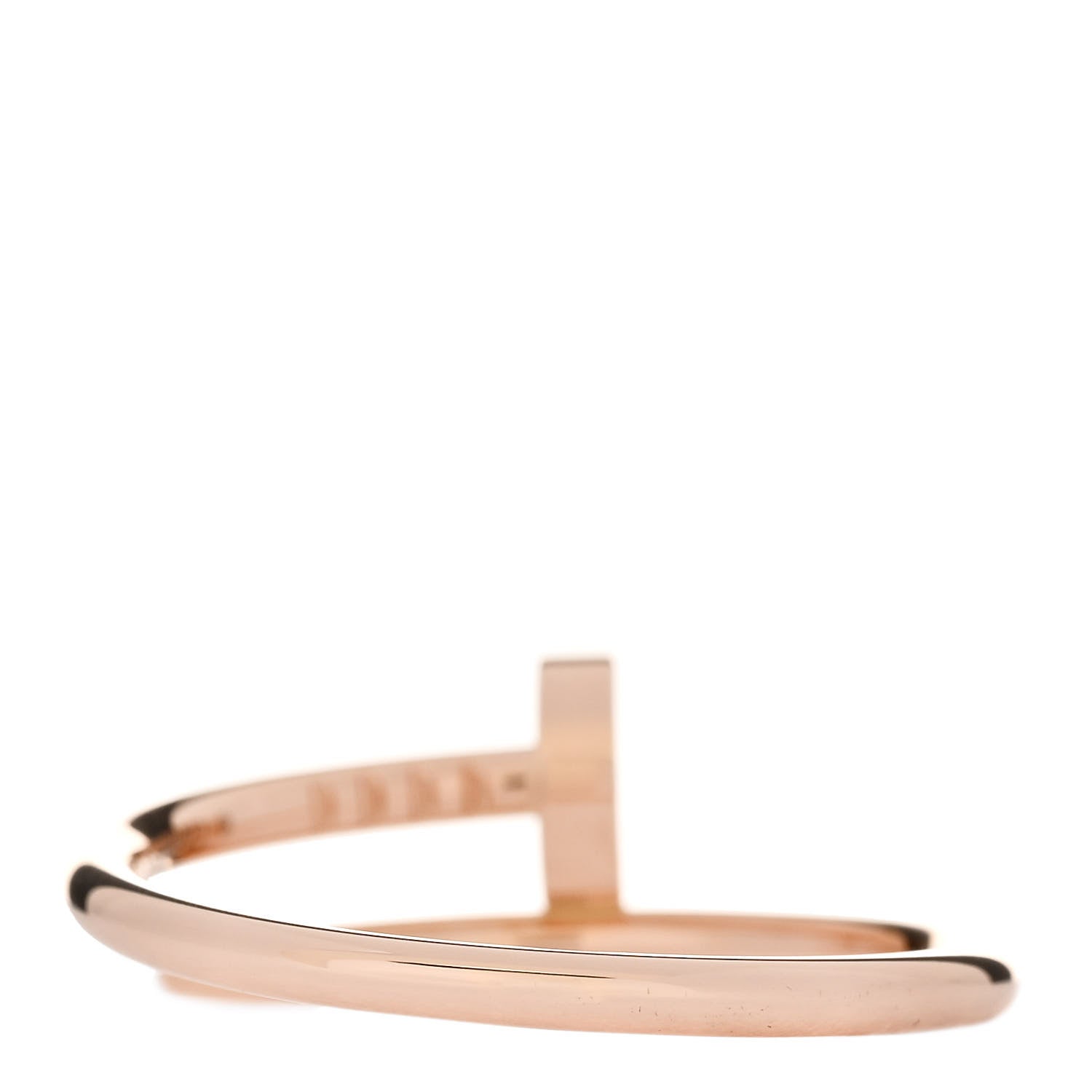 Cartier 18K Pink Gold Small Juste Un Clou Ring 55 7.25 3 of 5