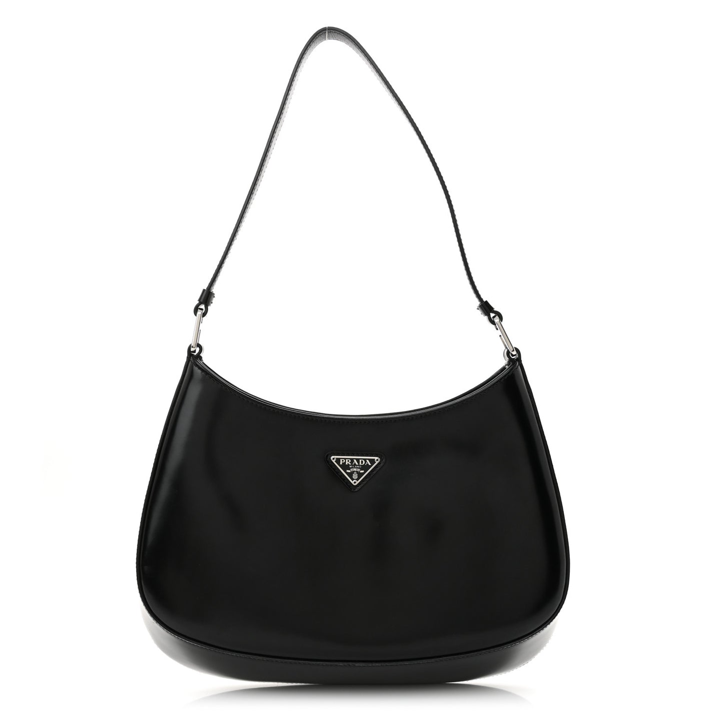 Spazzolato Cleo Shoulder Bag Black