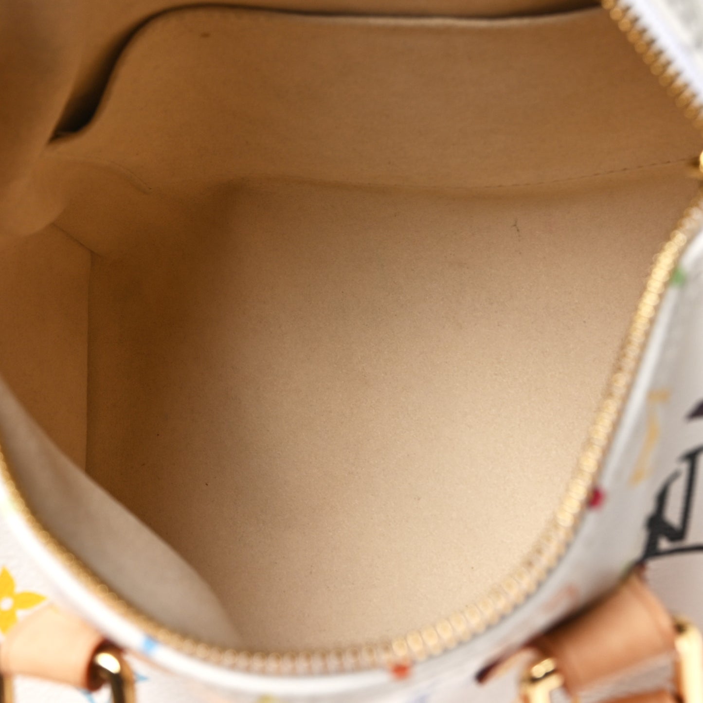 LV X TM Monogram Multicolor Speedy Bandouliere 25 White