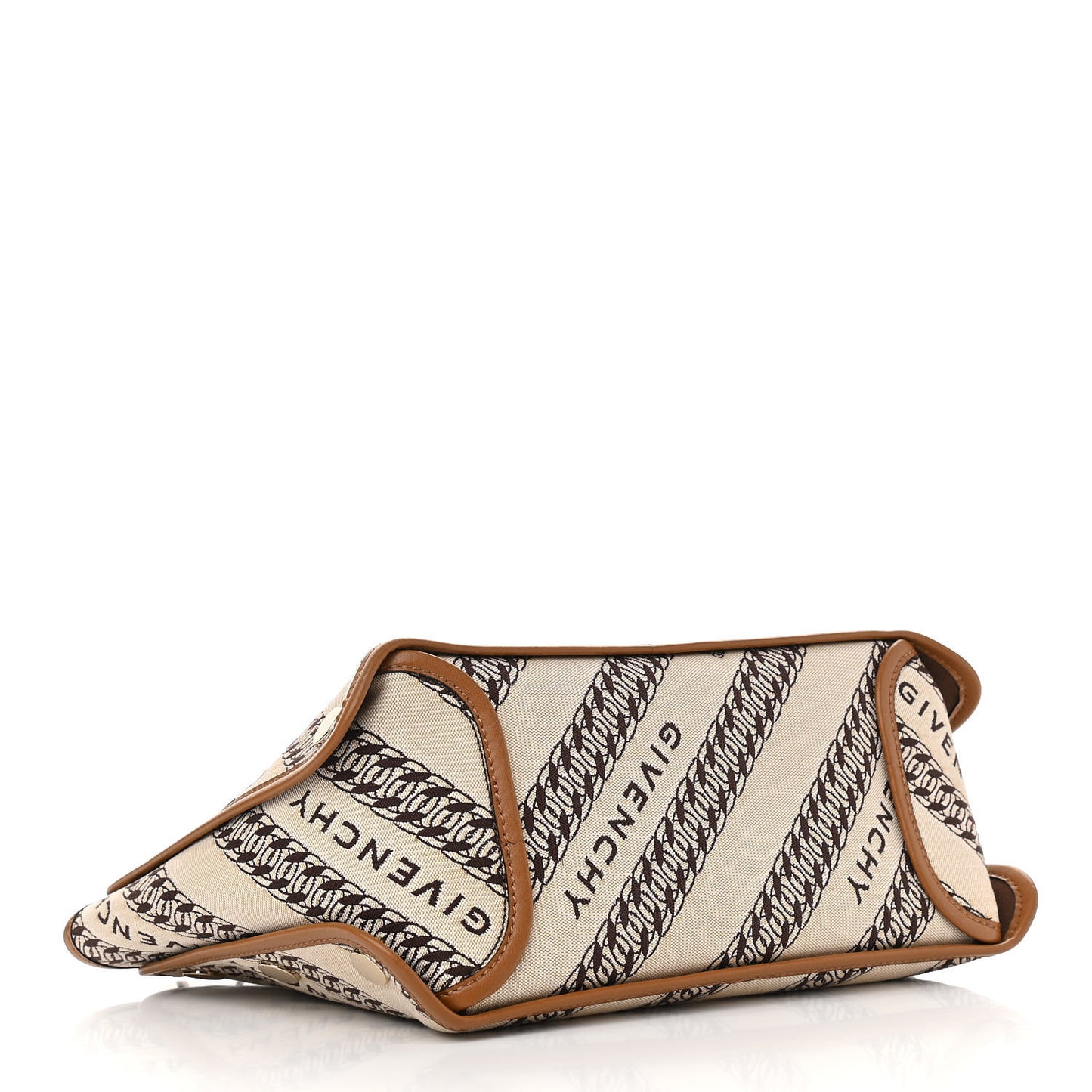 Canvas Mini Bond Shopper Tote Beige