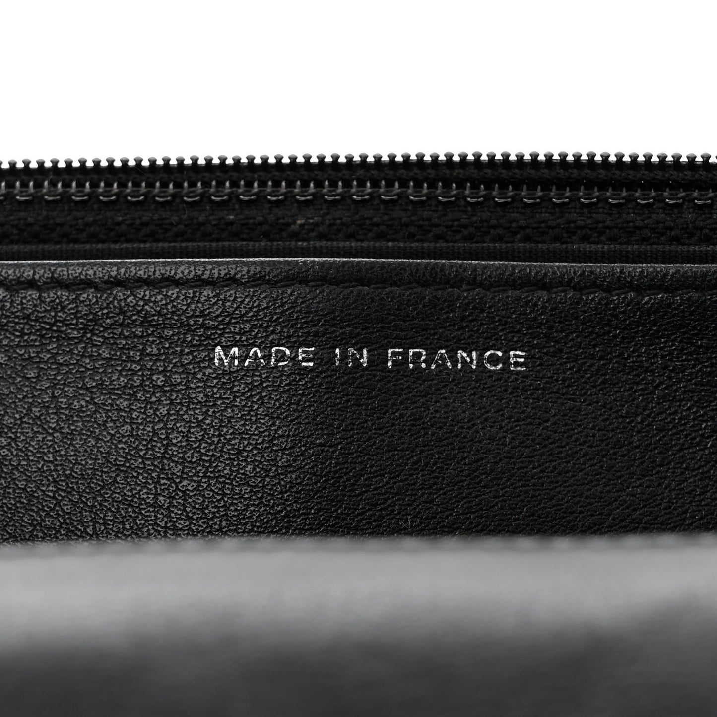 Patent Quilted Brilliant Wallet On Chain WOC Black