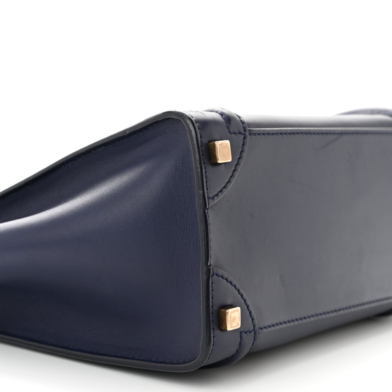Celine Smooth Calfskin Micro Luggage Navy Blue 8 of 11