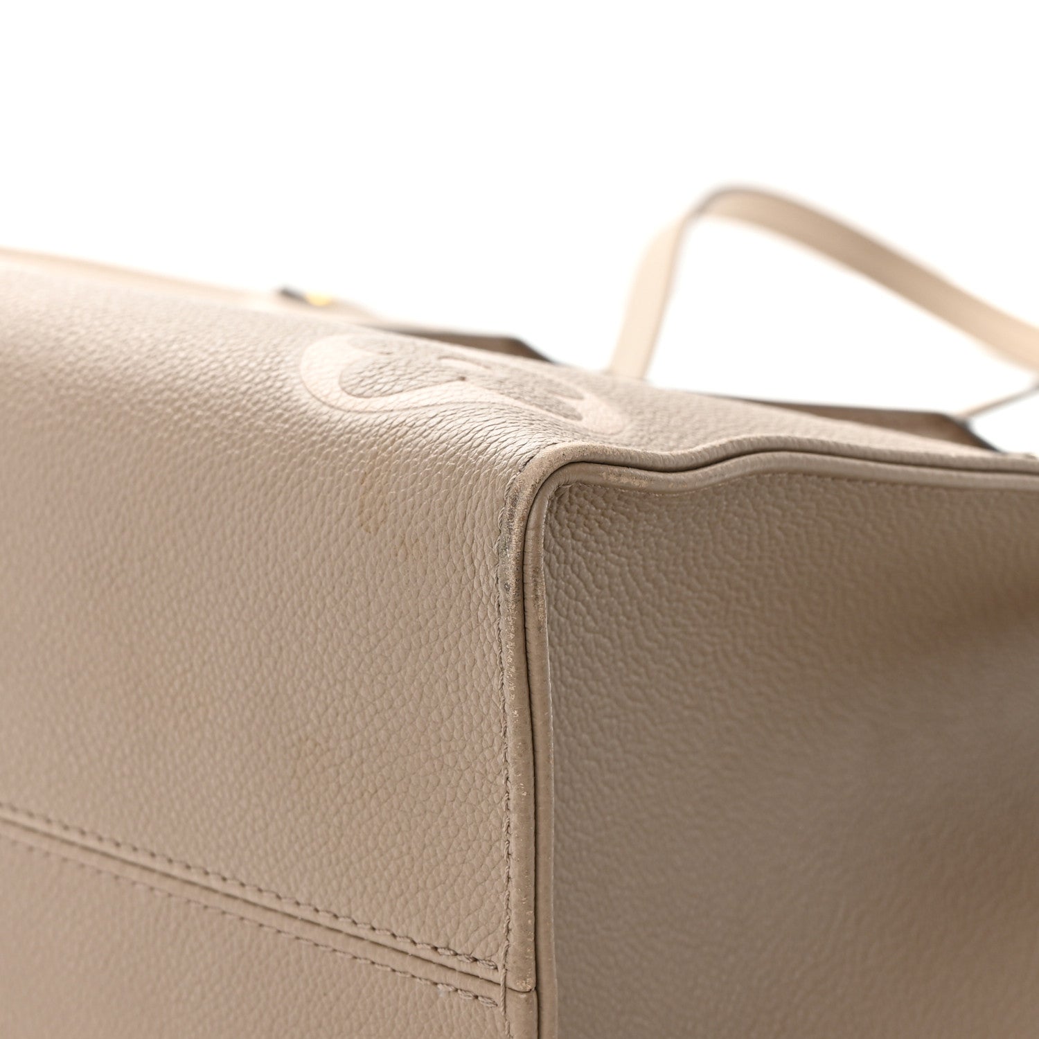 Louis Vuitton Empreinte Monogram Giant Onthego MM Tourterelle Creme 11 of 18