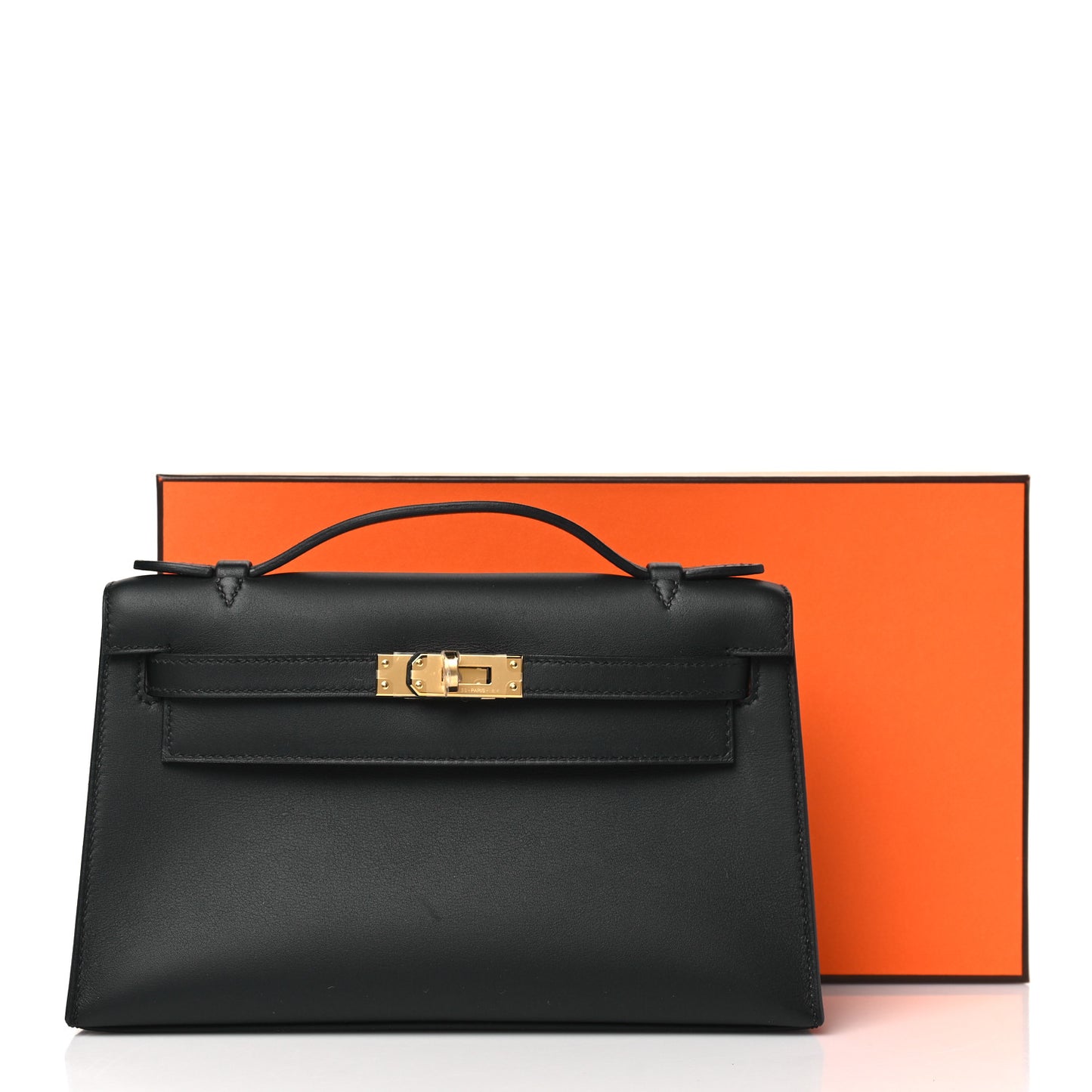 Swift Kelly Pochette Clutch Black