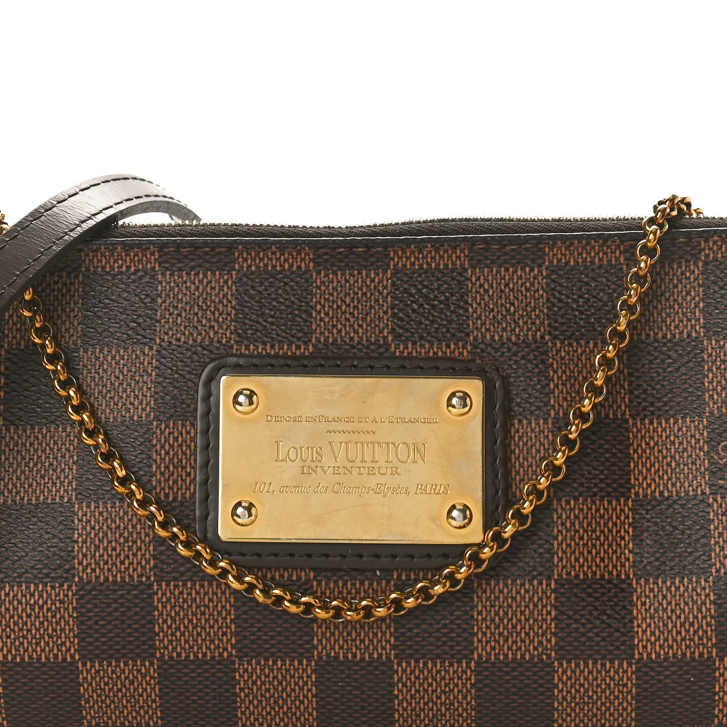 Damier Ebene Eva Clutch