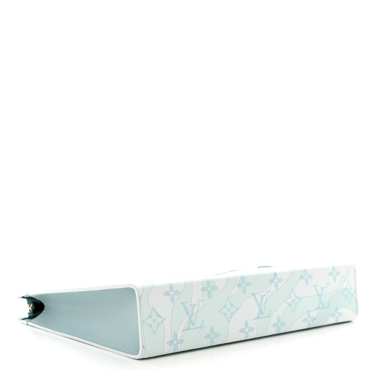 Monogram Aquagarden Pochette Voyage MM Crystal Blue