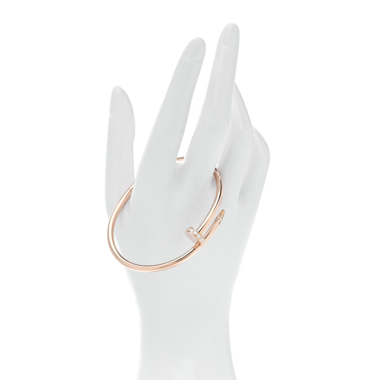 18K Pink Gold Diamond Juste Un Clou Bracelet 18