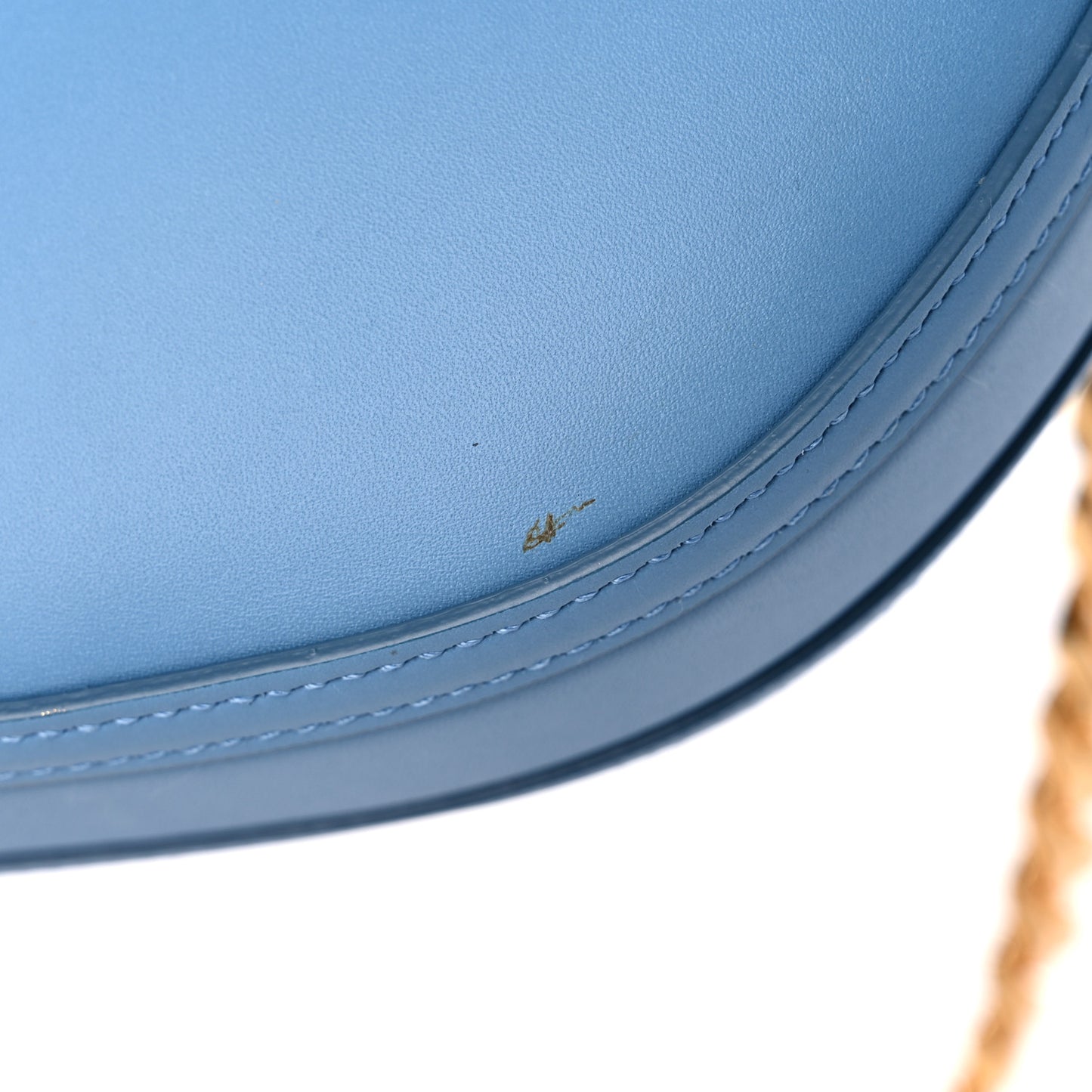 Lambskin Small Olympia Chain Shoulder Bag Pale Blue