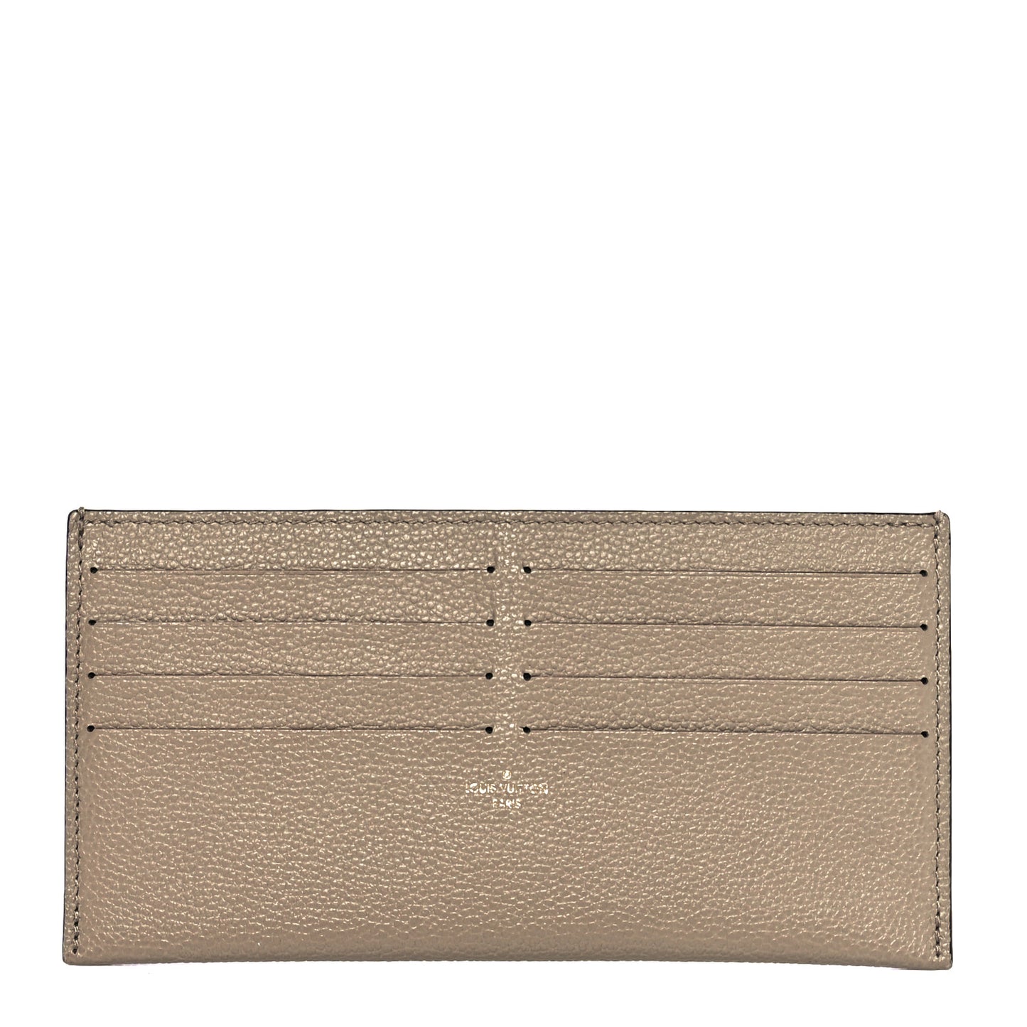 Calfskin Felicie Chain Wallet Card Holder Insert Tourterelle