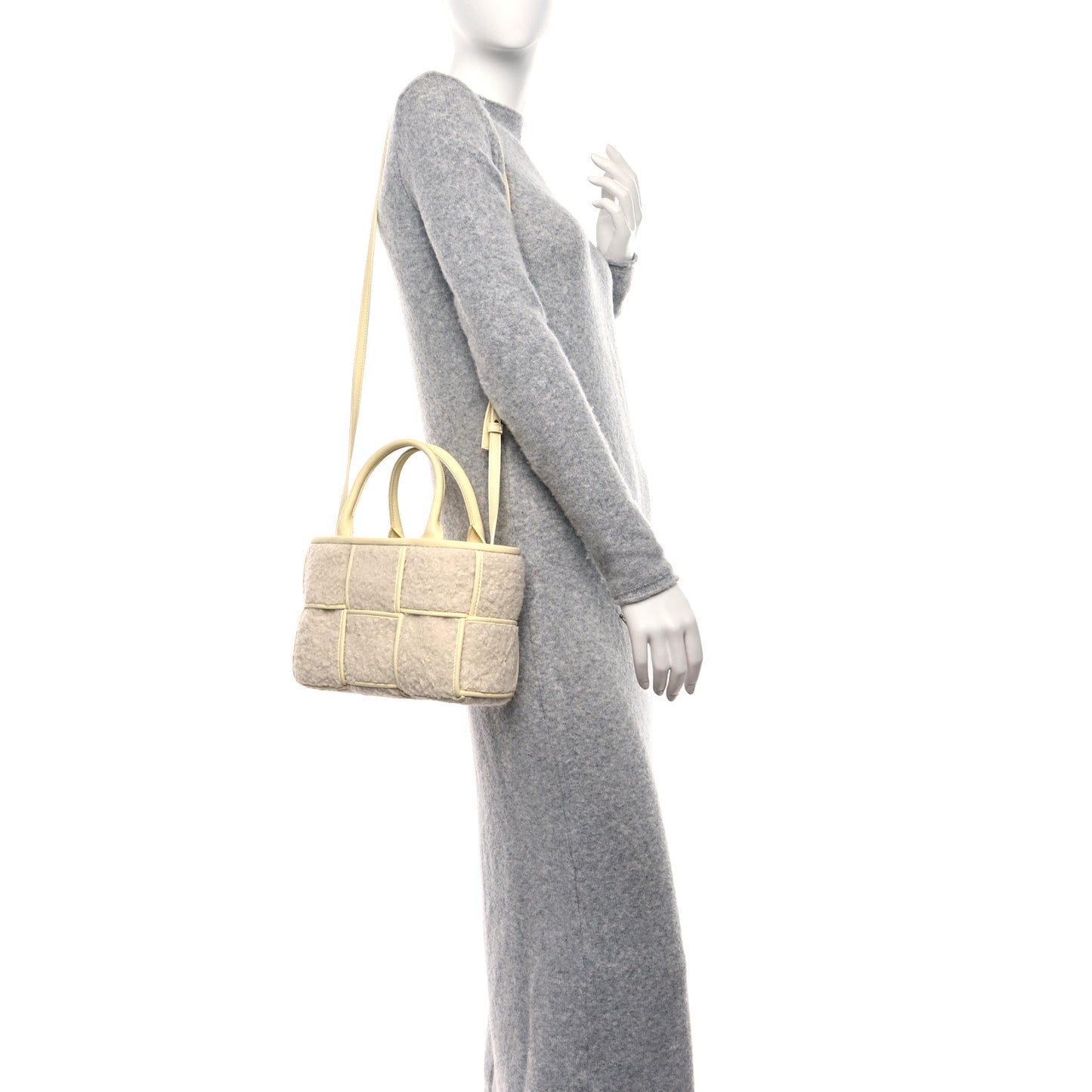 Fabric Maxi Intrecciato Mini Arco Tote