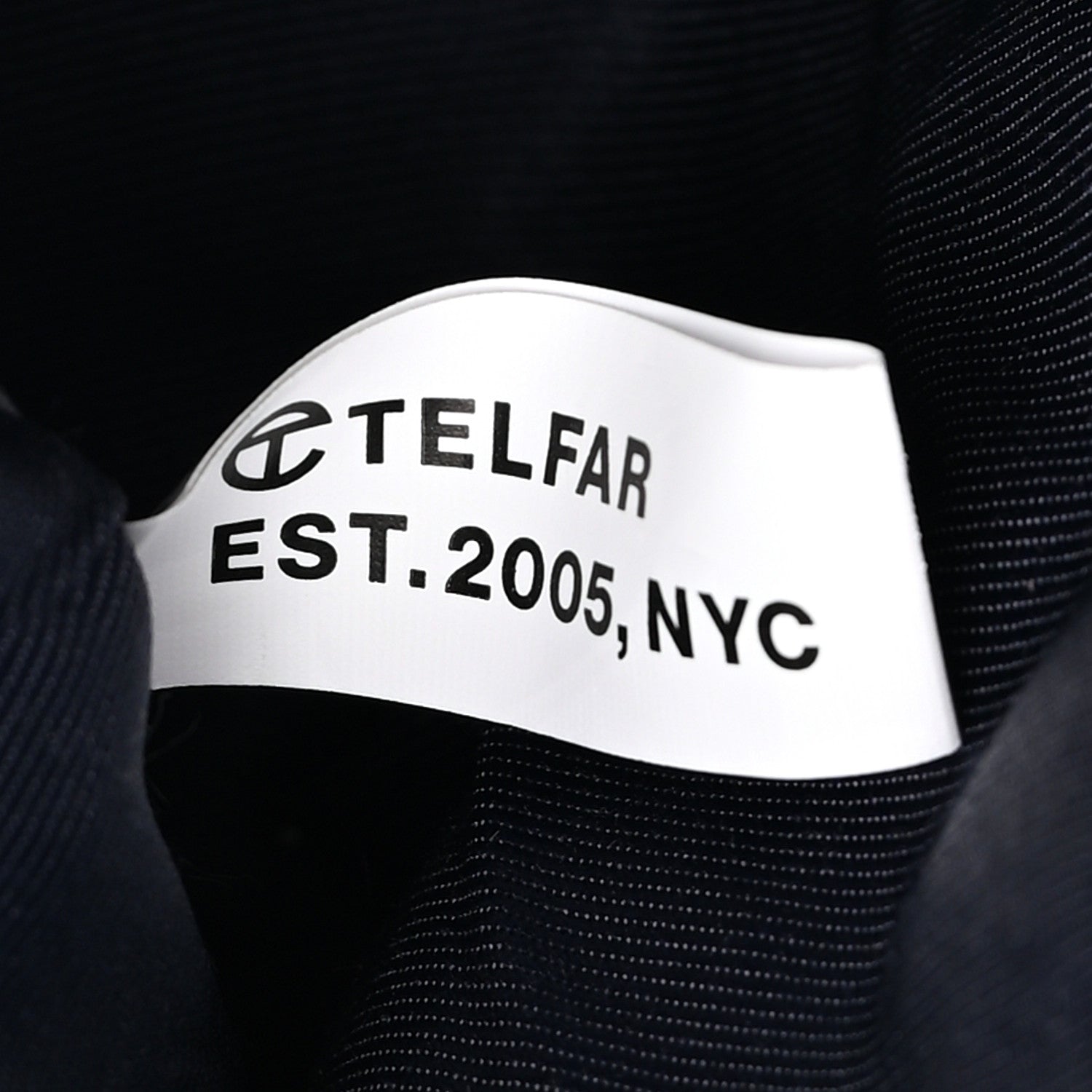 Telfar Vegan Leather Small Shopping Bag Navy 7 of 11