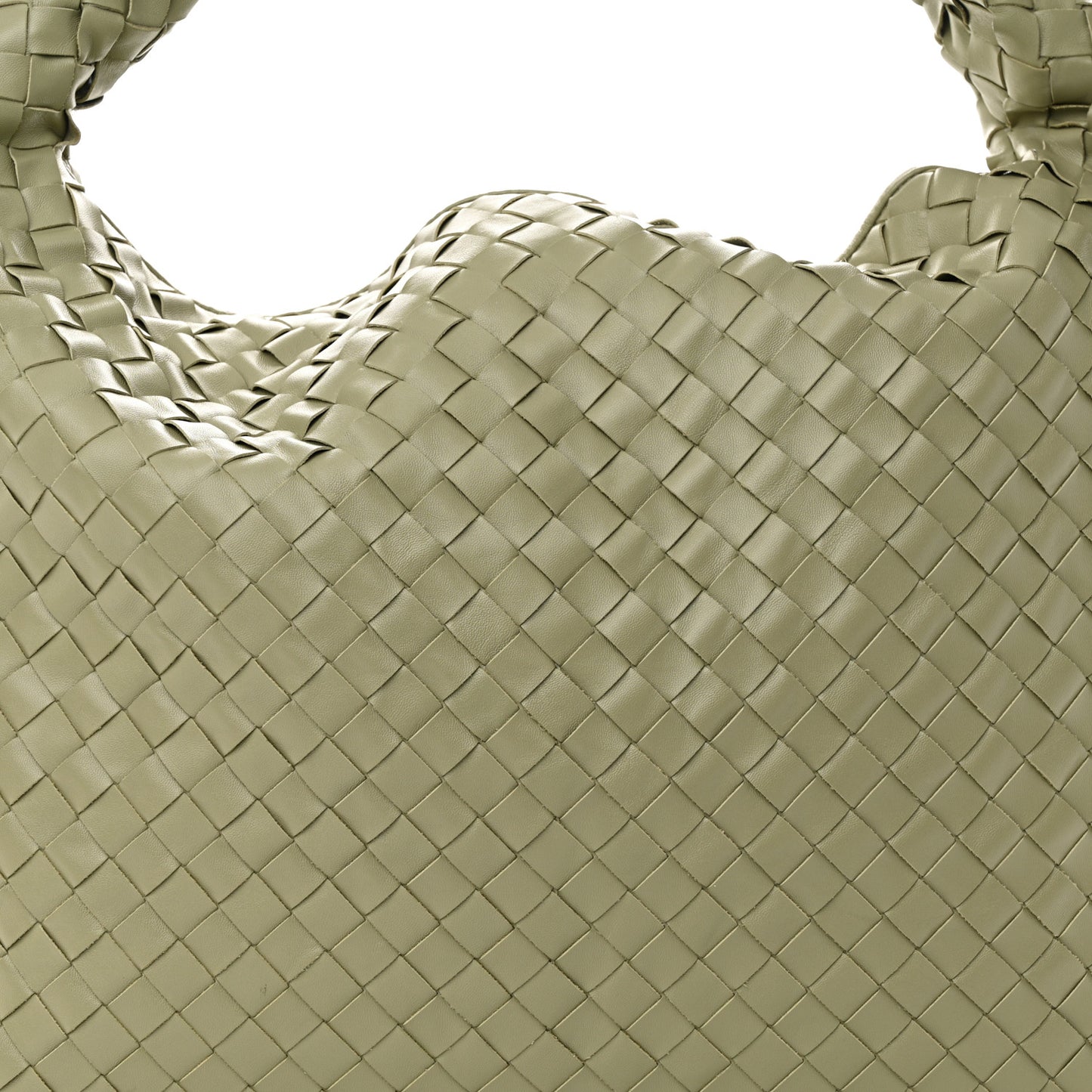 Calfskin Intrecciato Large Hop Travertine