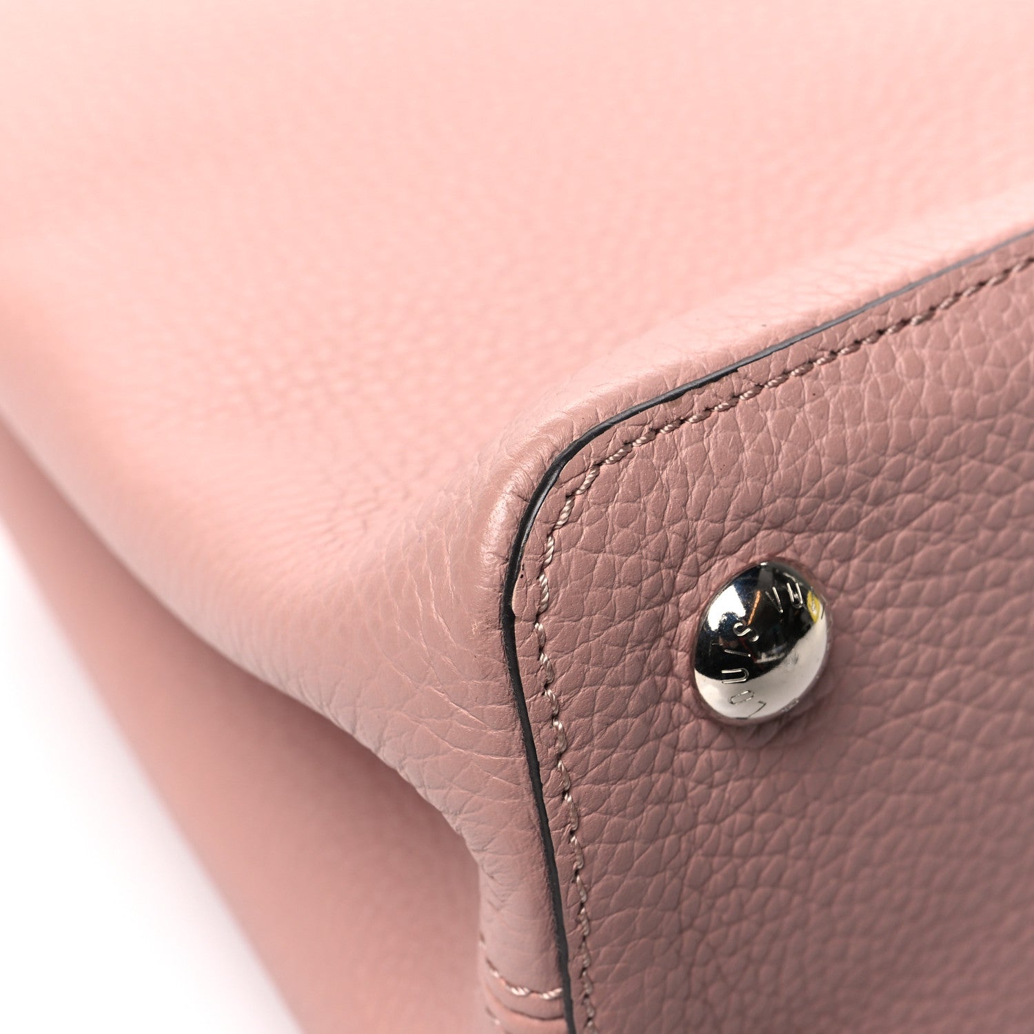 Louis Vuitton Taurillon Capucines PM Magnolia 10 of 12