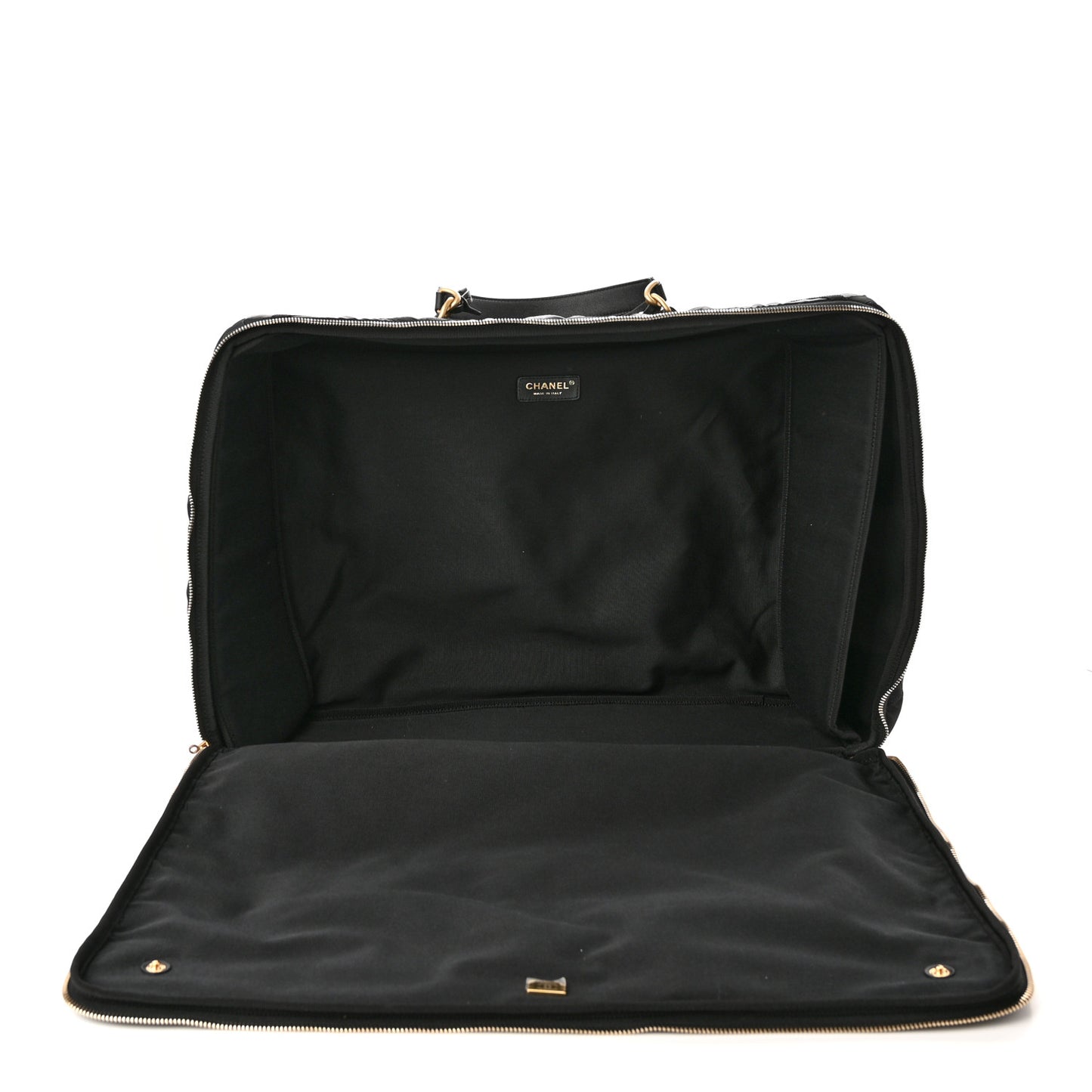Nylon Grosgrain Large Lifestyle Travel Black