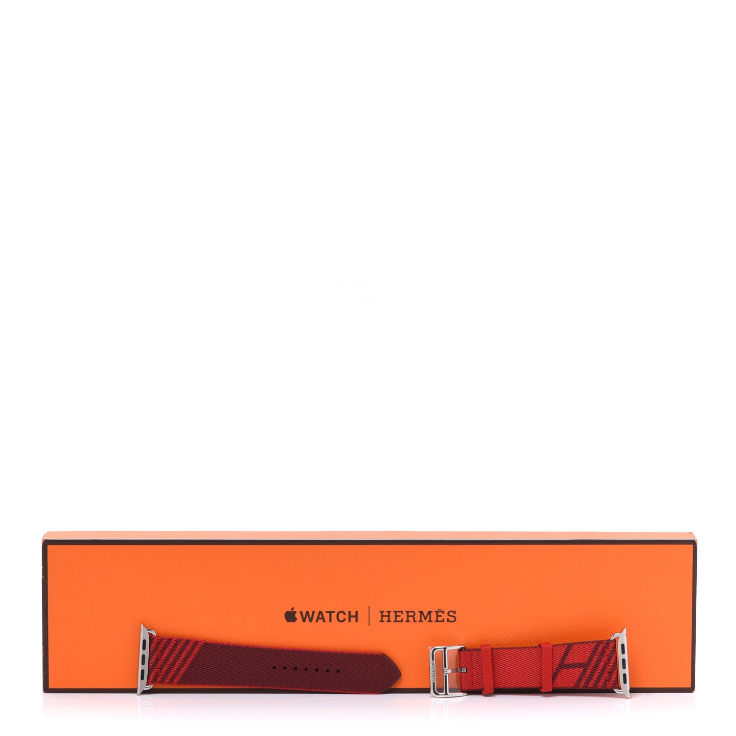 Nylon Weave Apple Watch Single Tour Band 40mm Rouge De Coeur Rouge H