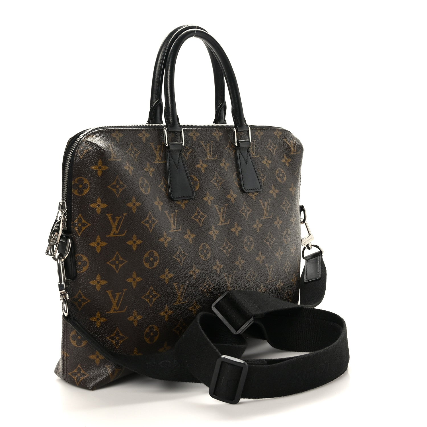 Louis Vuitton Monogram Macassar Porte-Documents Jour 3 of 8