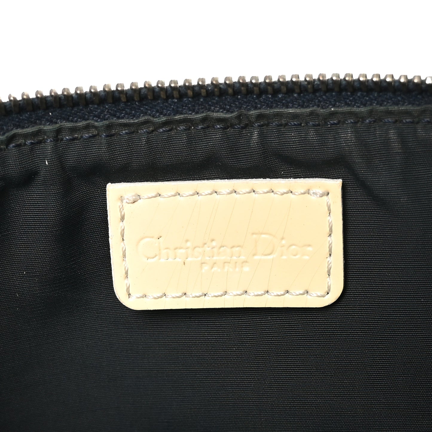 Monogram Mini Saddle Pochette White Blue