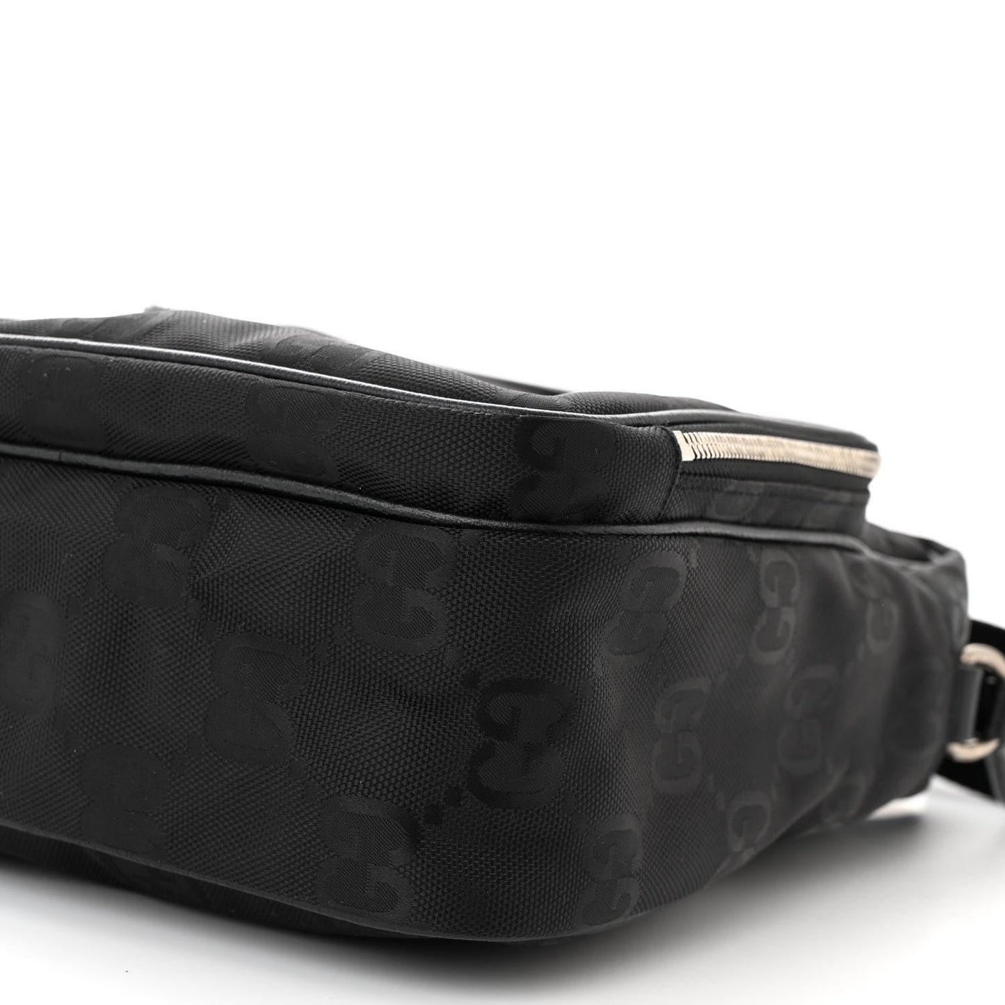 Econyl Nylon Monogram Off The Grid Messenger Black