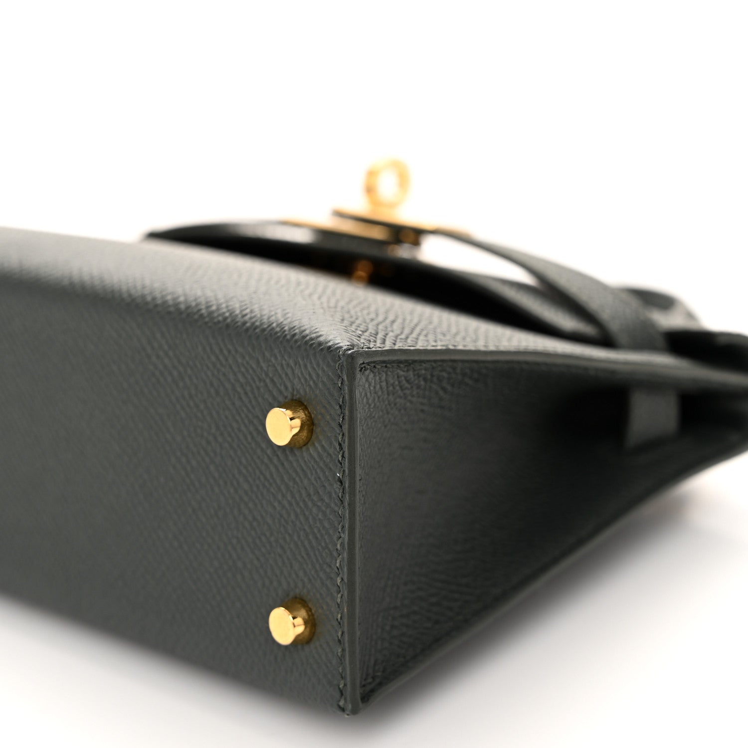 Hermes Epsom Mini Kelly Sellier 20 Vert Mangrove 9 of 10