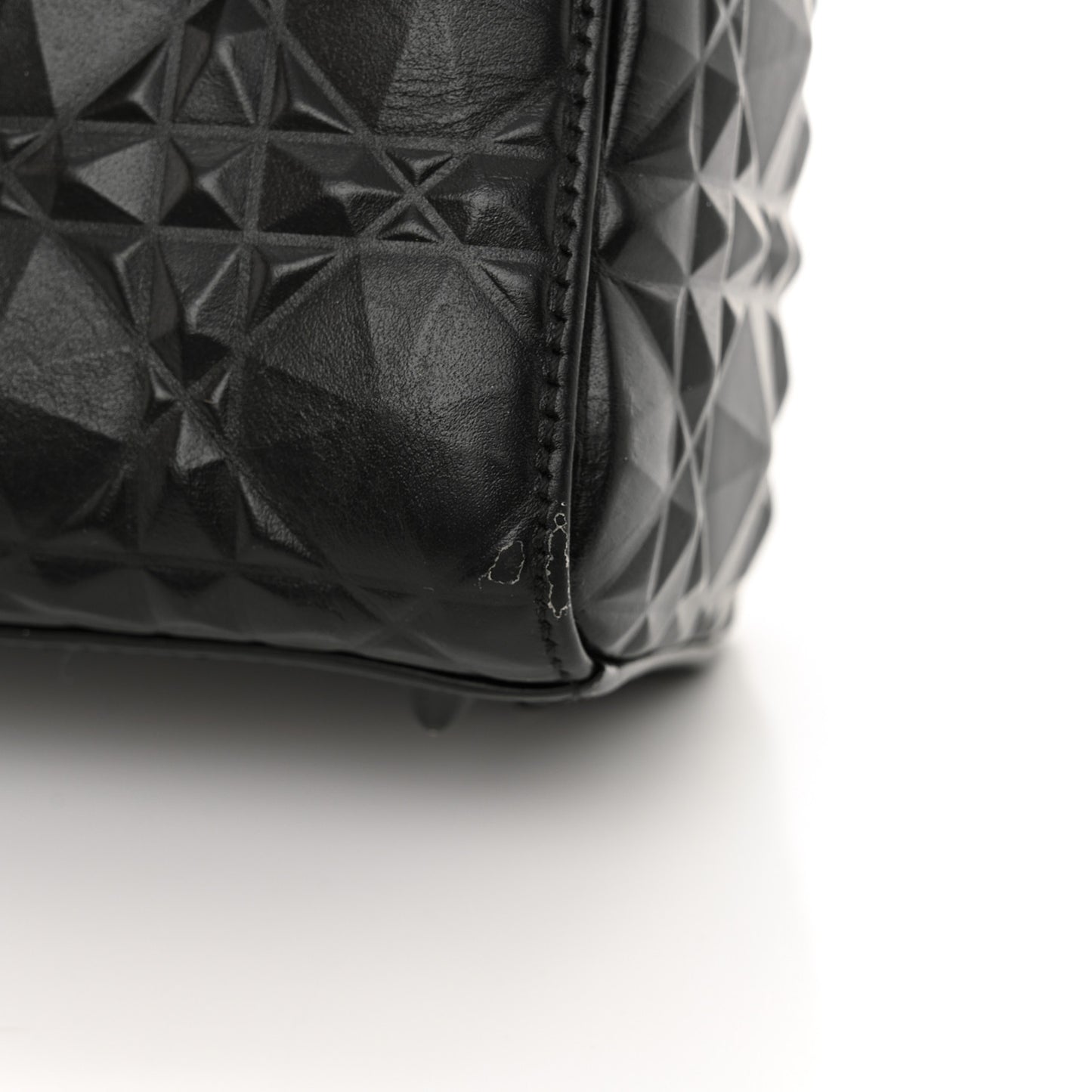 Calfskin Cannage Diamond Small My ABCDior Lady Dior Black