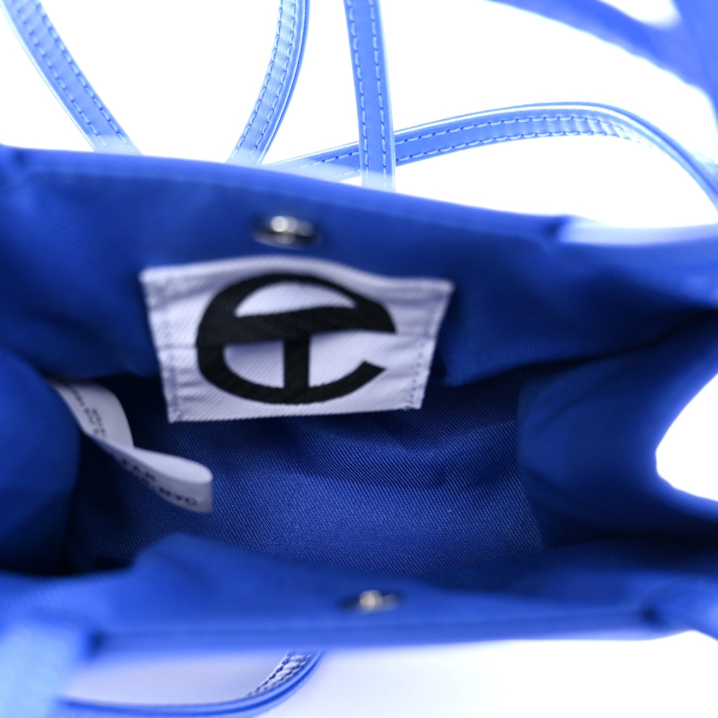 Vegan Leather Small Shopping Bag Painters Tape