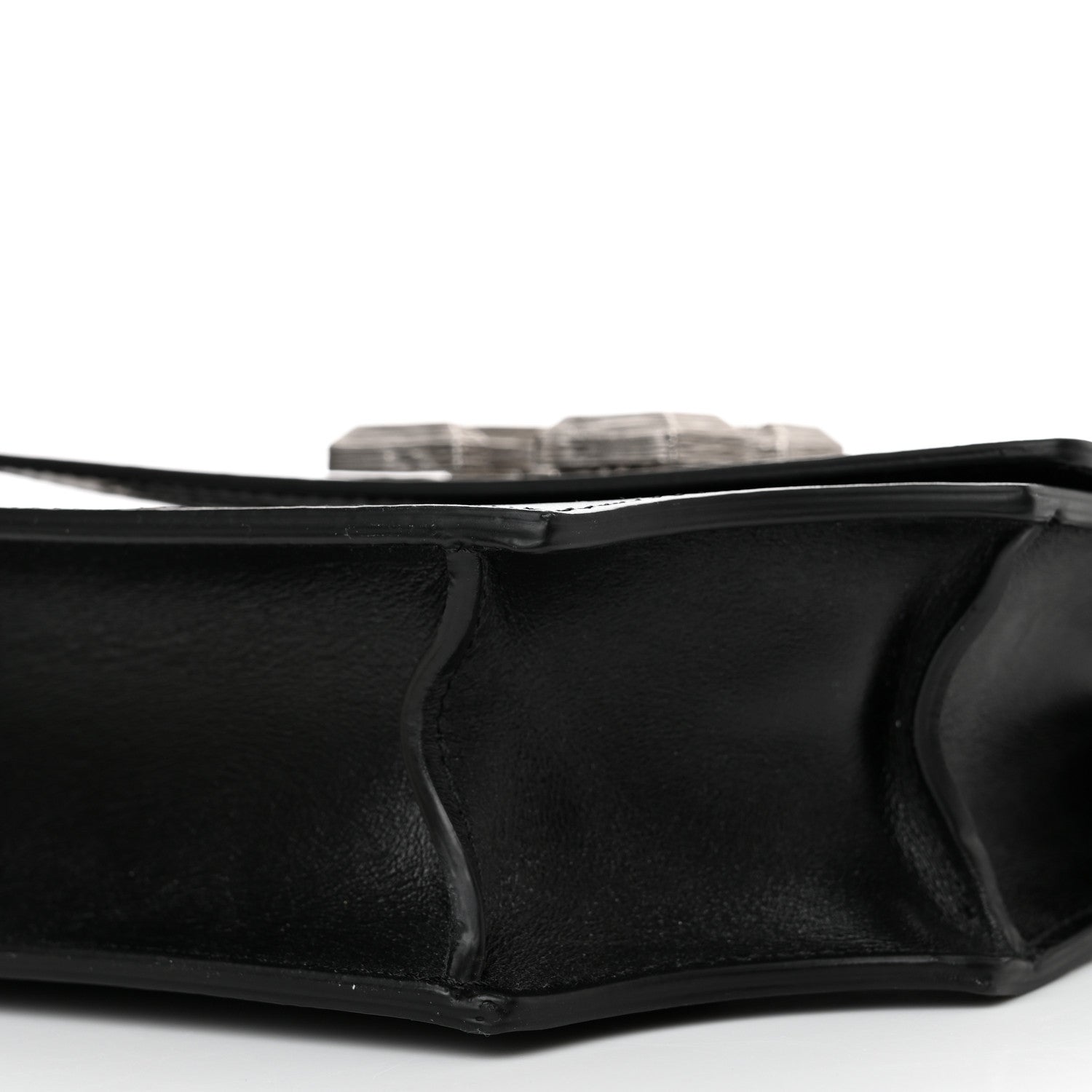 Off-White Calfskin Jitney 0.7 Meteor Bag Black 12 of 12