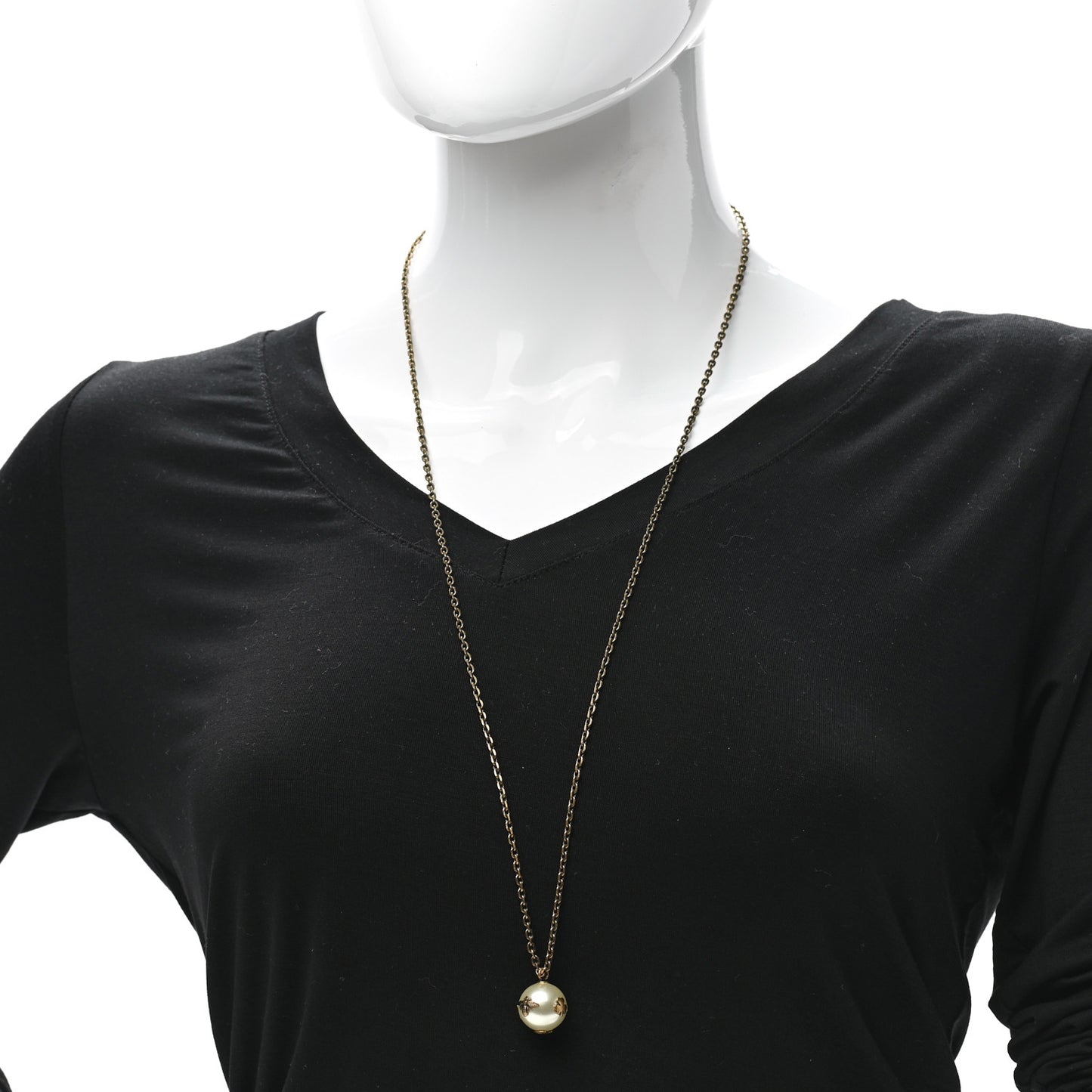 Tresor De Tribal Long Necklace Gold