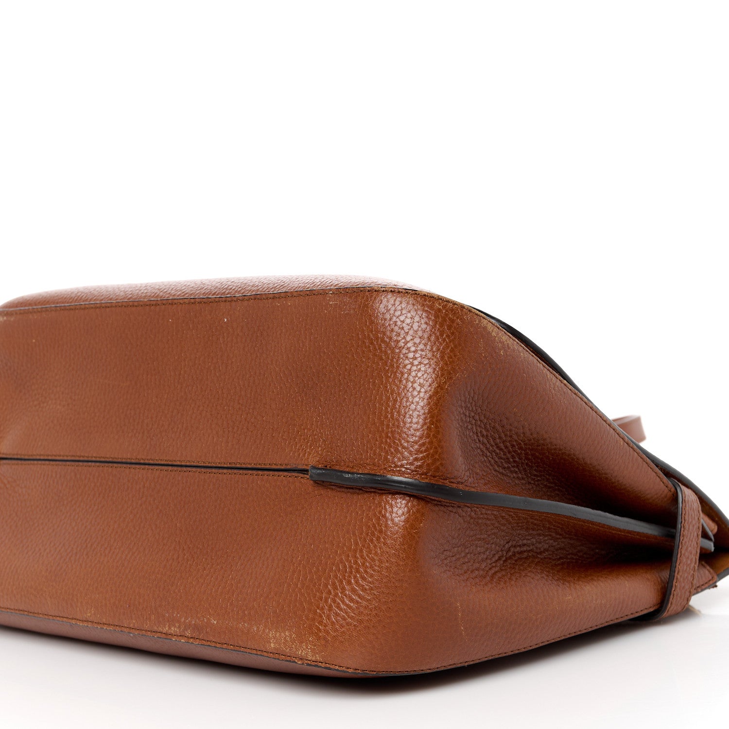 Mulberry Small Classic Grain Calfskin Amberley Satchel Oak 9 of 16