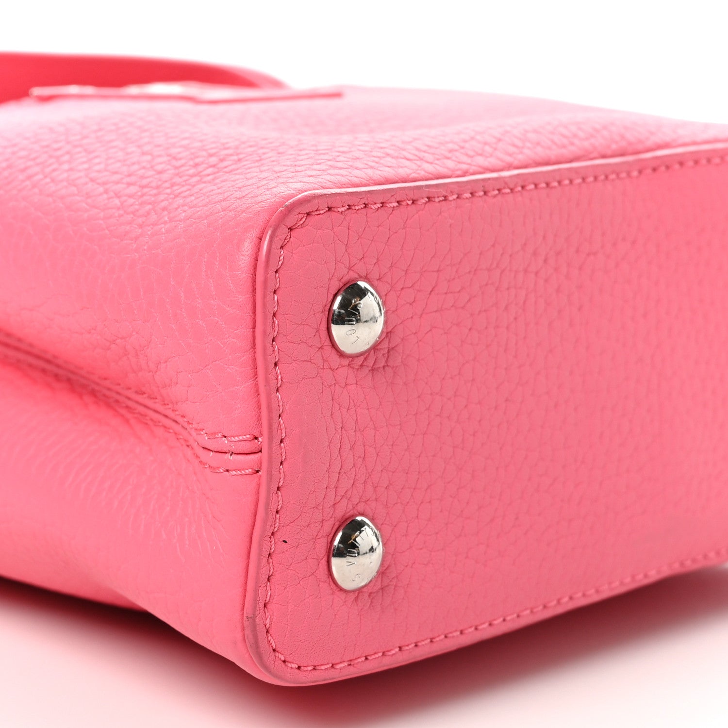 Louis Vuitton Taurillon Capucines Mini Pink 9 of 12