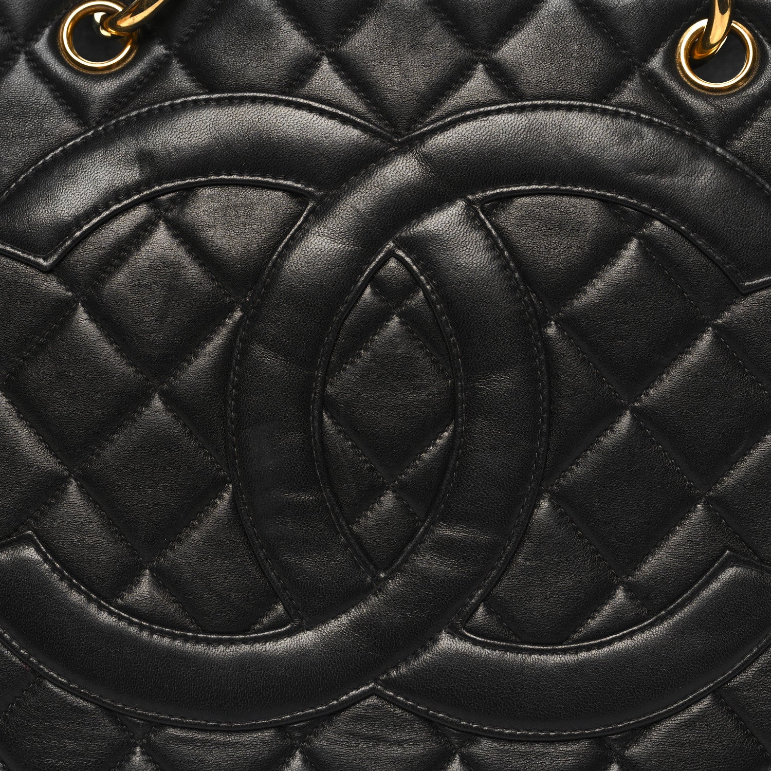 Chanel Lambskin Quilted Timeless CC Tote Black 9 of 14