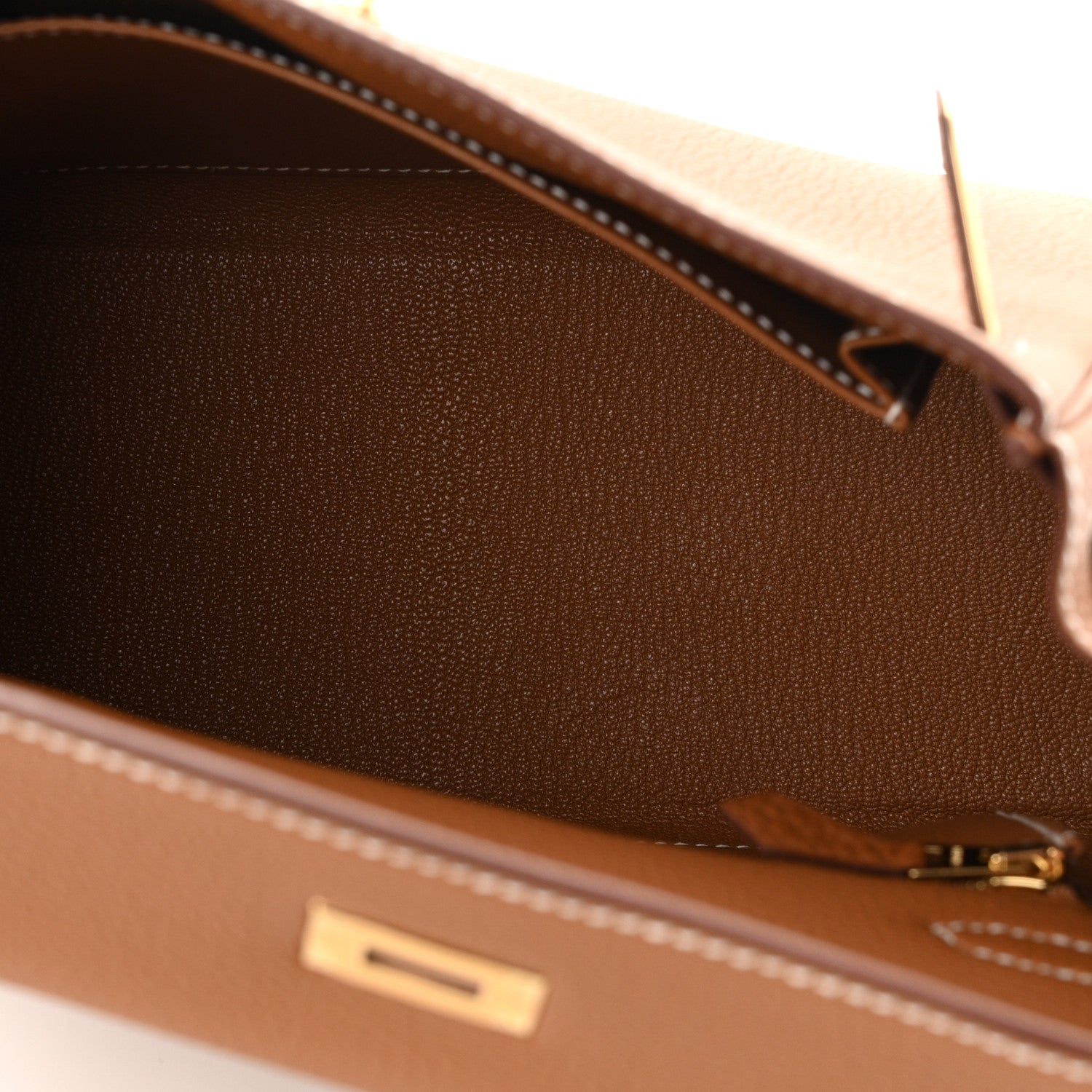 Hermes Togo Kelly Retourne 25 Gold 5 of 11