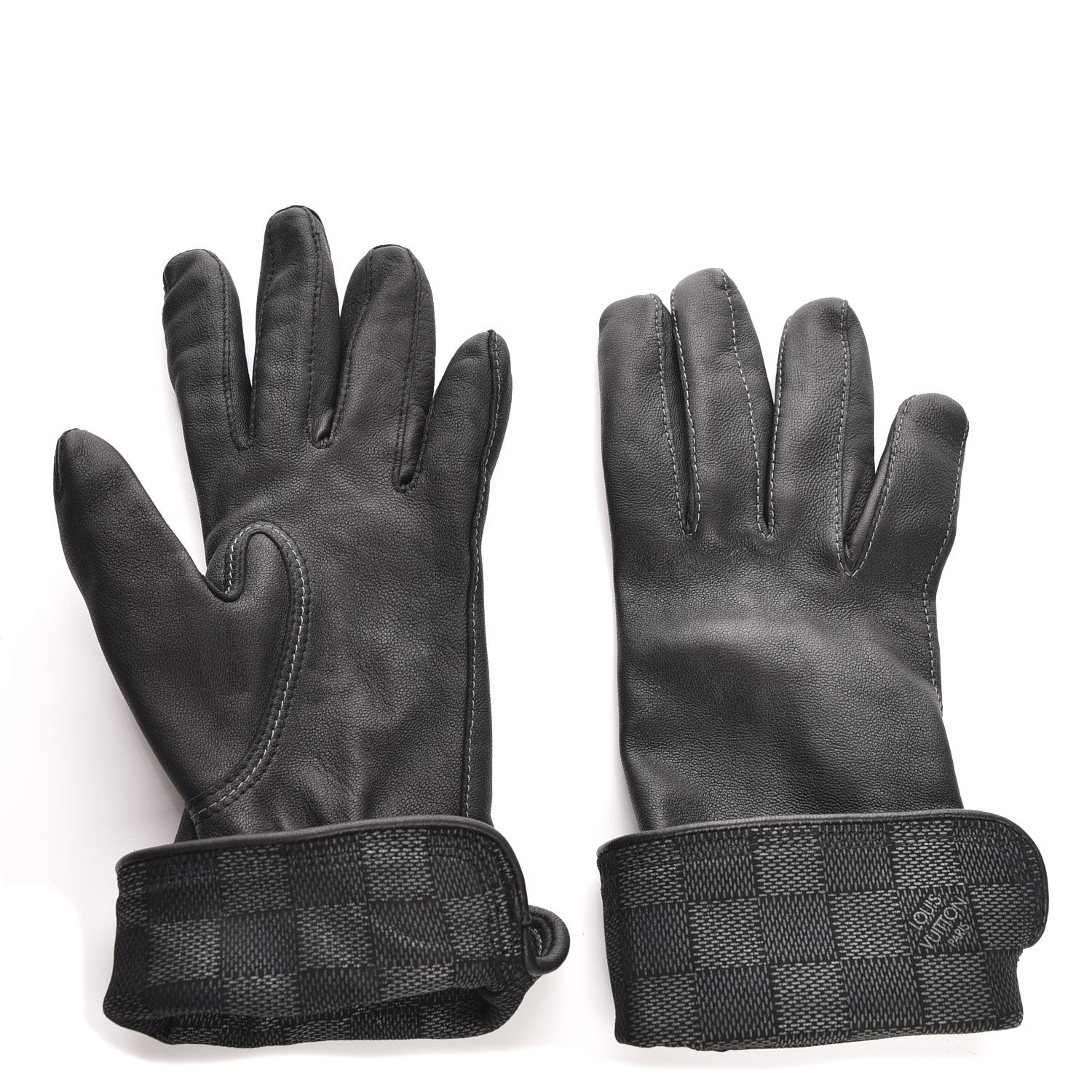 louis vuitton gardening gloves Louis Vuitton Lambskin Damier Graphite Mens Gloves 213676 – FASHIONPHILE