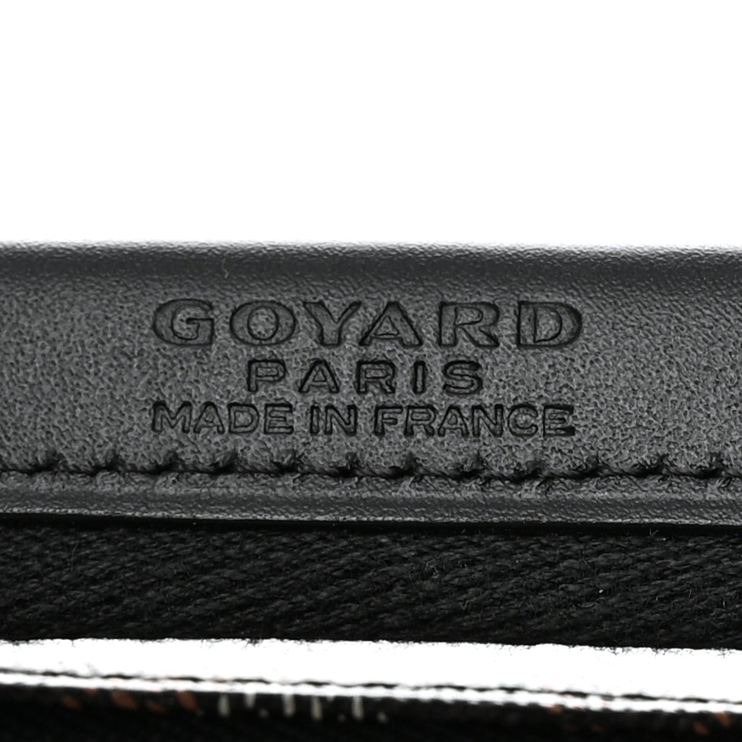 Goyardine Voltigeur MM Pet Carrier Black