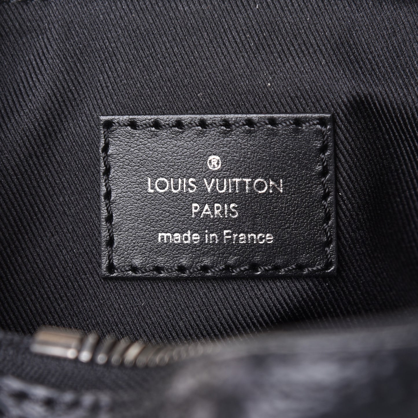 Reverse Monogram Eclipse Keepall XS Black