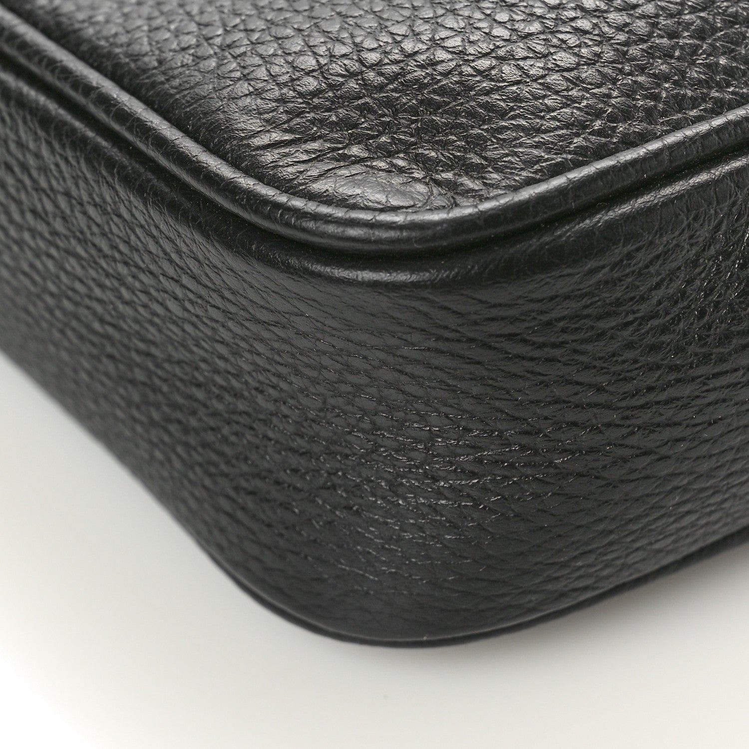 Versace Grained Calfskin Small Medusa Messenger Bag Black 9 of 11