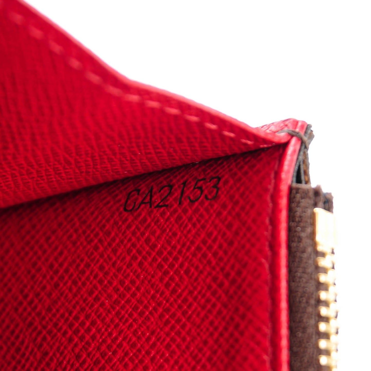 Monogram Emilie Wallet Red