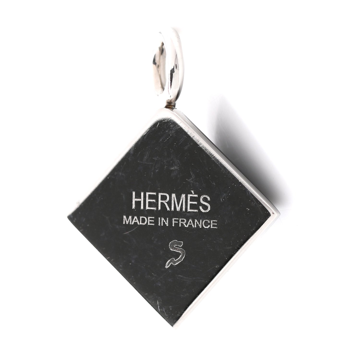 Palladium Medor Folk Pendant Charm Black