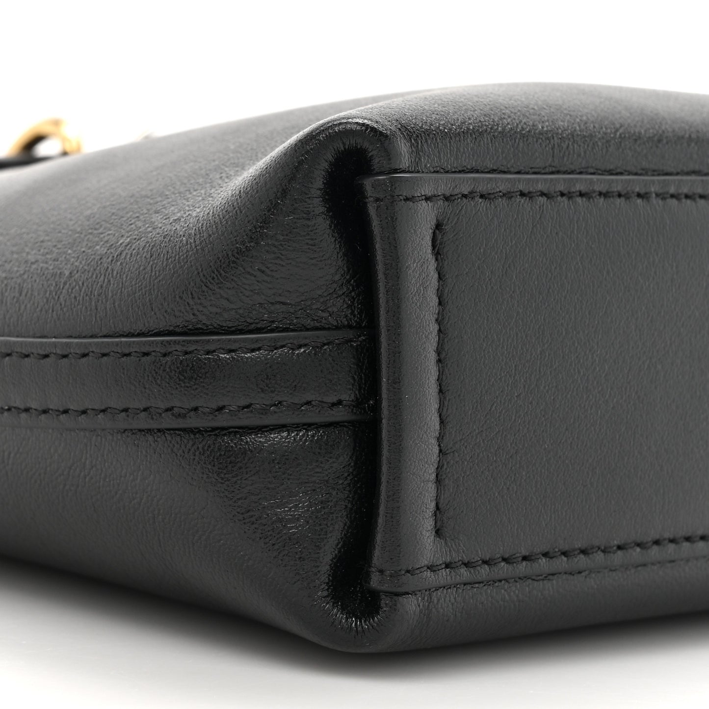 Calfskin Voyou Phone Crossbody Pouch Black