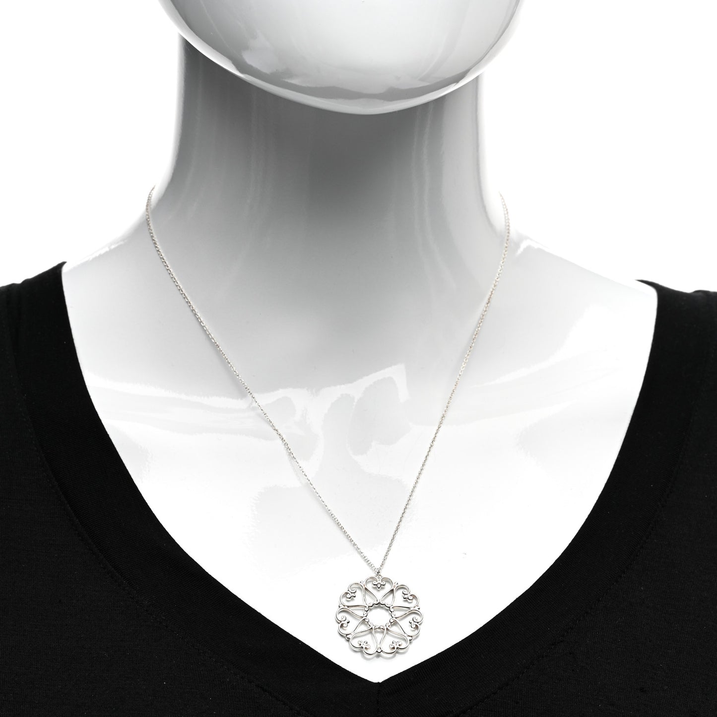 Sterling Silver Paloma Picasso Venezia Goldoni Pendant Necklace