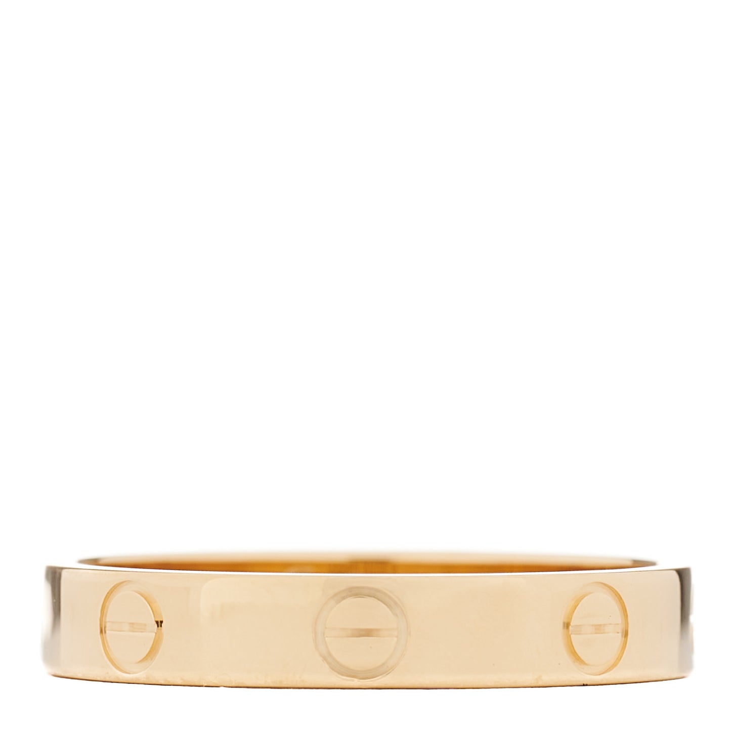 18K Yellow Gold 3.5mm LOVE Wedding Band Ring 58 8.25