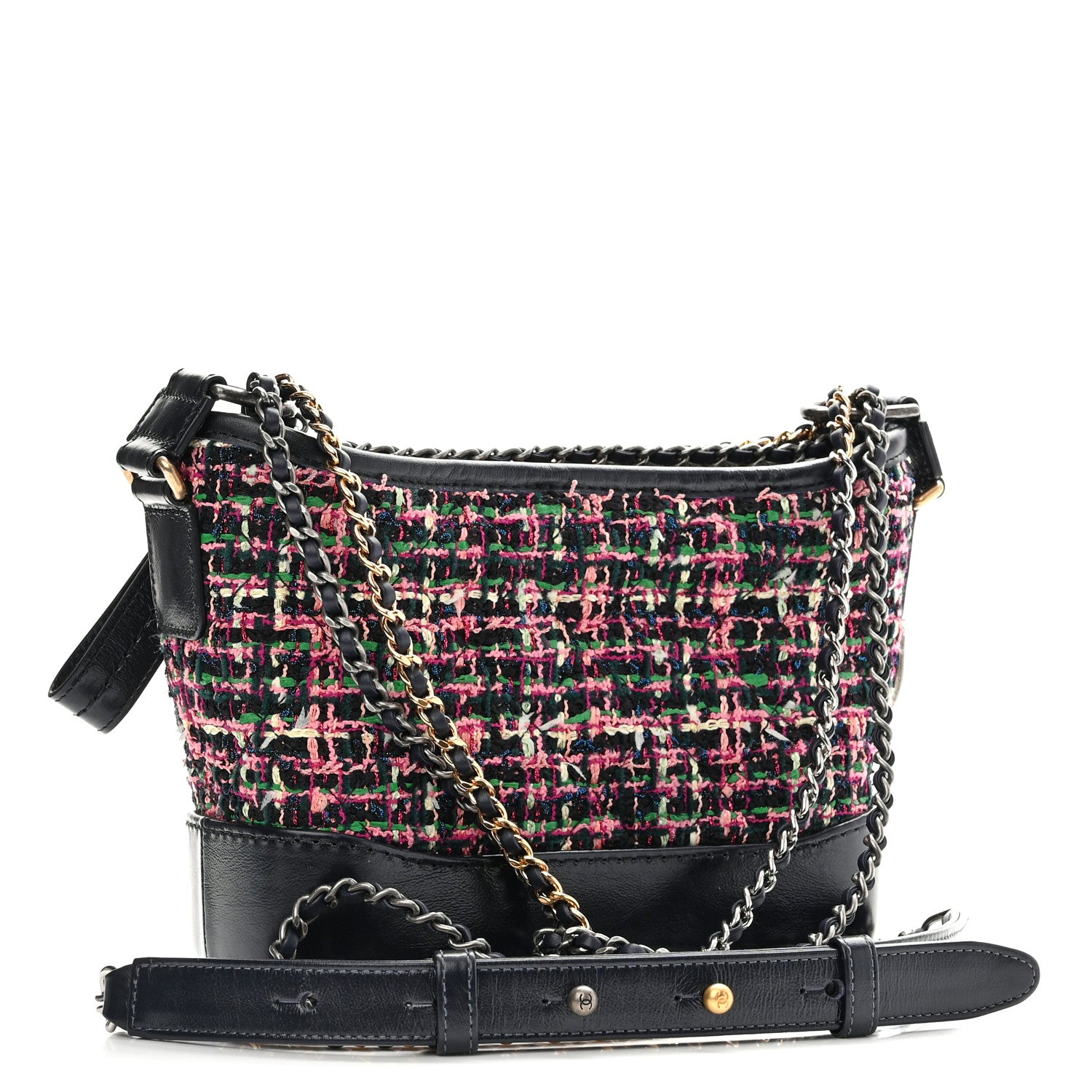 Chanel Tweed Calfskin Small Gabrielle Hobo Multi 3 of 12