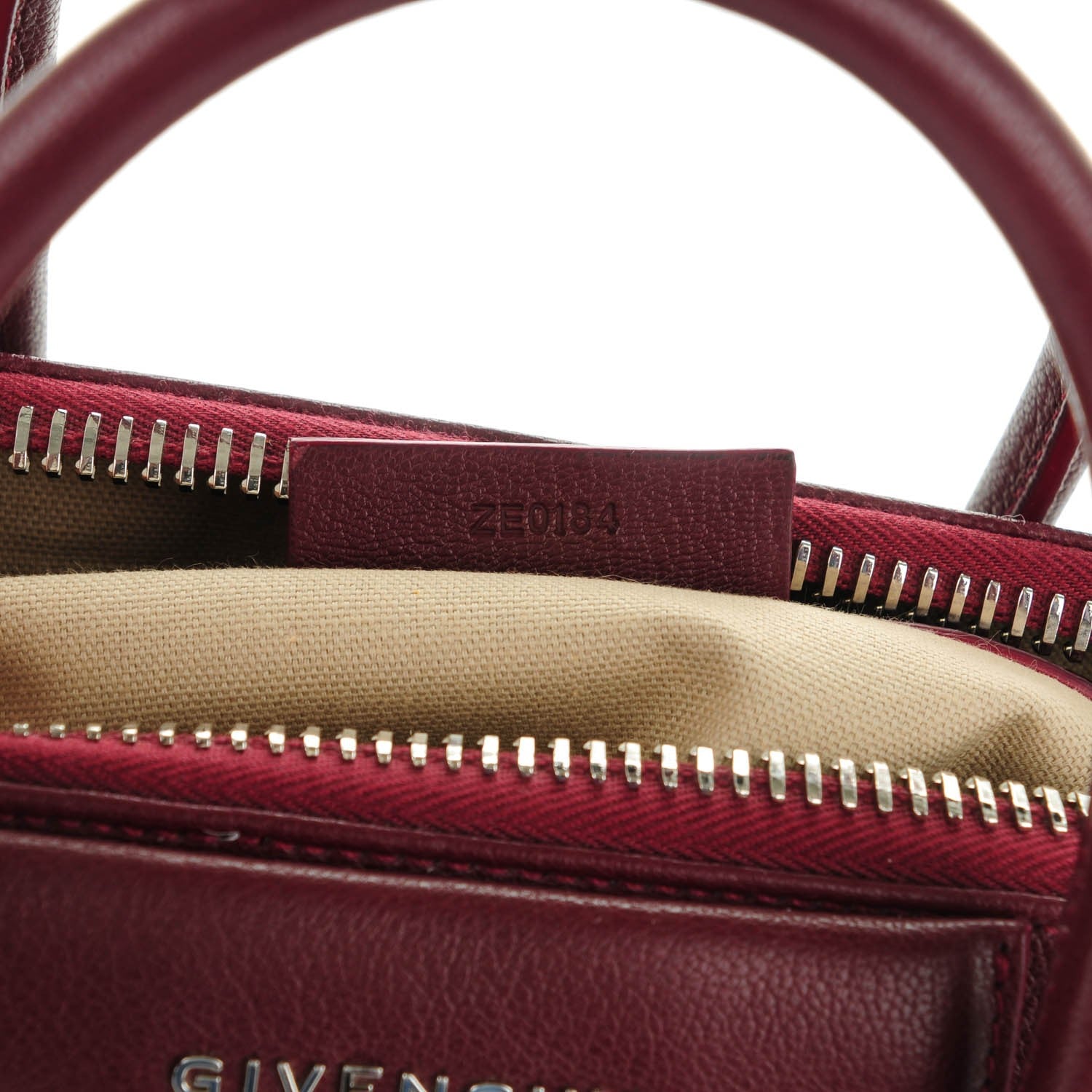 Givenchy Sugar Goatskin Small Antigona Oxblood 7 of 7