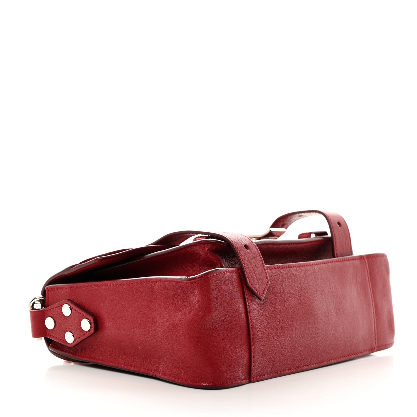 Lambskin Tiny PS1 Satchel Dark Red