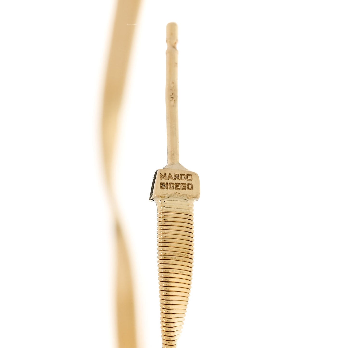 18K Yellow Gold Marrakech Twisted Medium Hoops