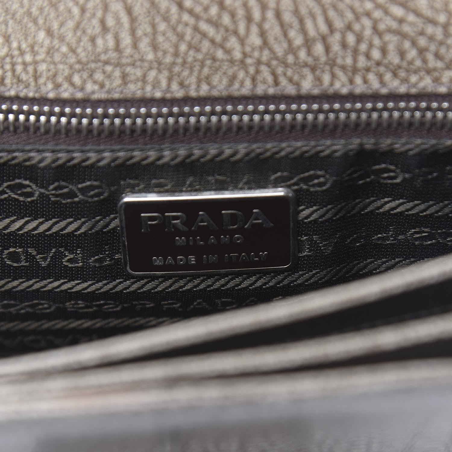 Prada Lama Shoulder Bag Roccia 6 of 10