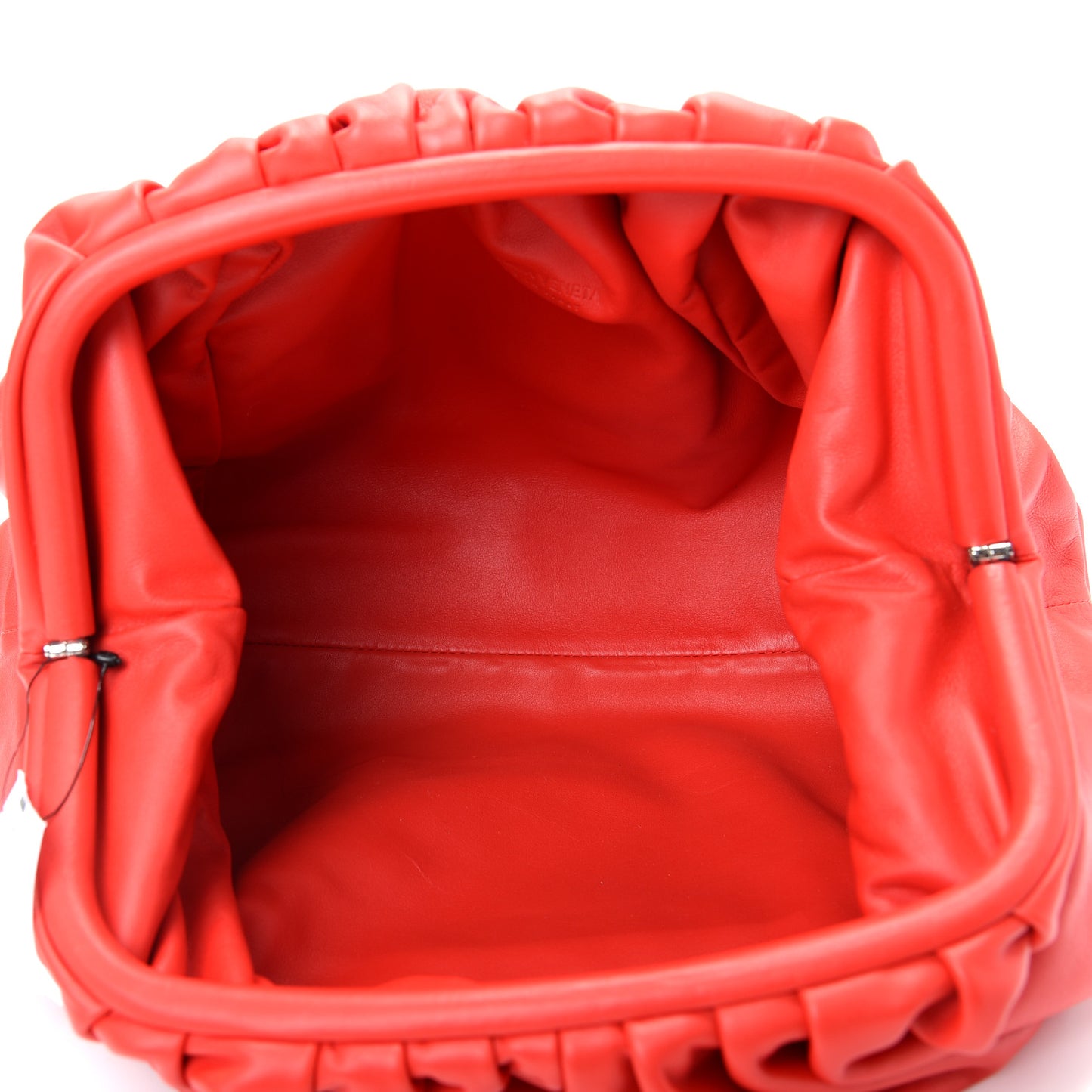 Smooth Butter Calf The Pouch Oversized Clutch Nail Polish