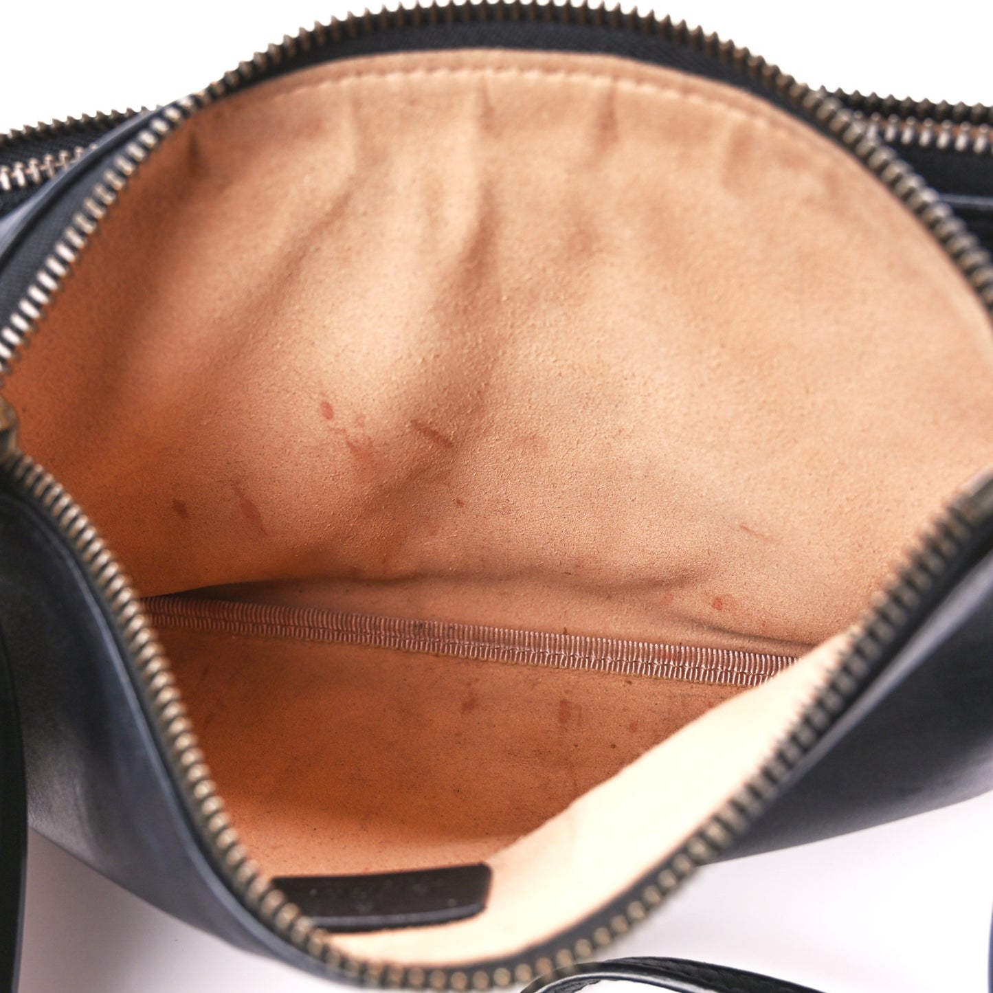 Calfskin Matelasse Small GG Marmont Double Zip Shoulder Bag Black